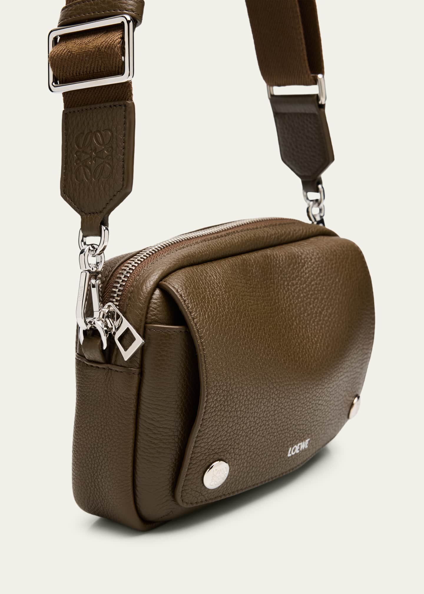 Loewe Men's Pebble Leather Camera Bag Image 4 of 4