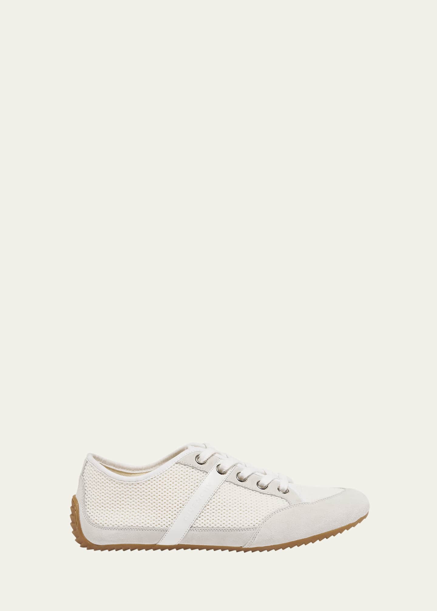 Givenchy Mesh And Suede Slim Low-Top Sneakers - Bergdorf Goodman