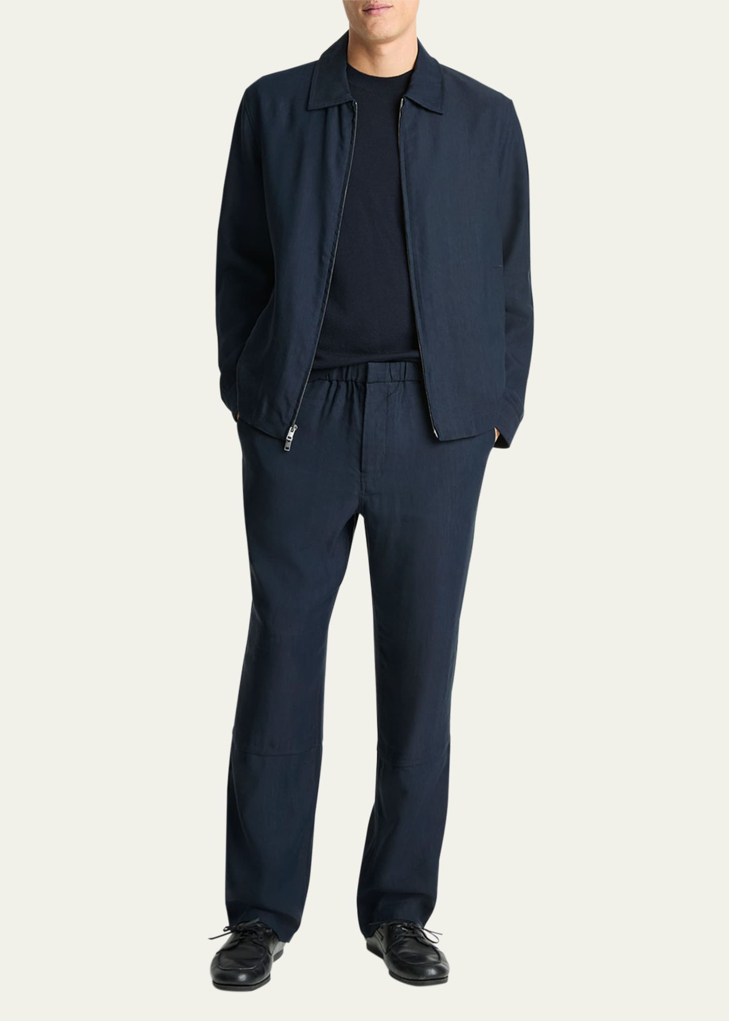 Vince Men's Two-Way Zip Bomber Jacket Image 2 of 4