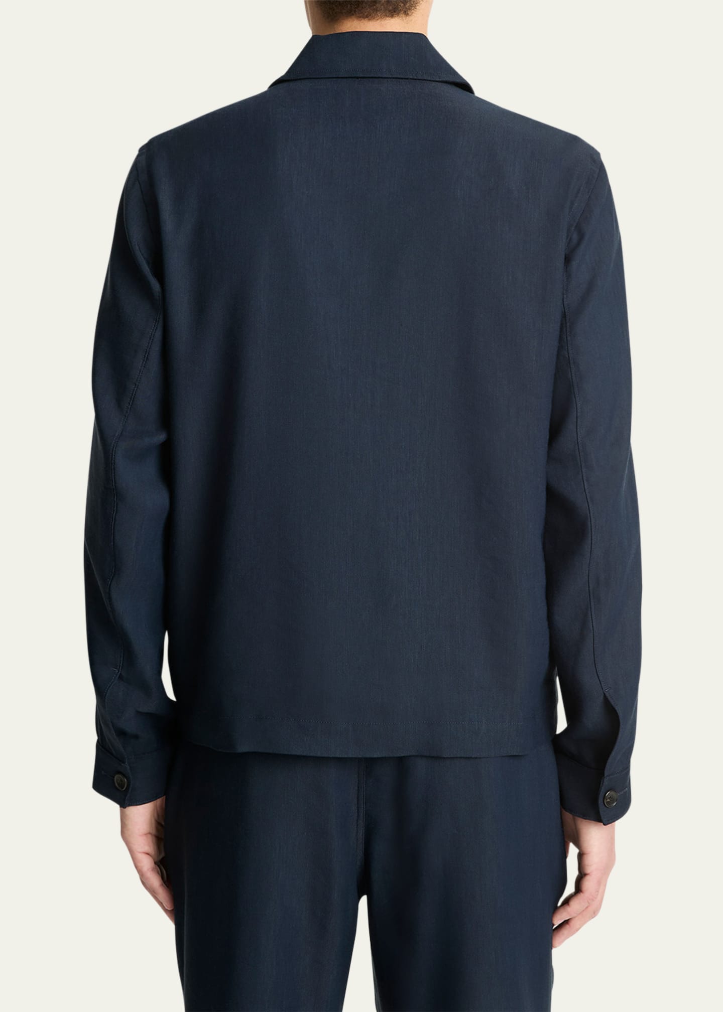 Vince Men's Two-Way Zip Bomber Jacket Image 3 of 4