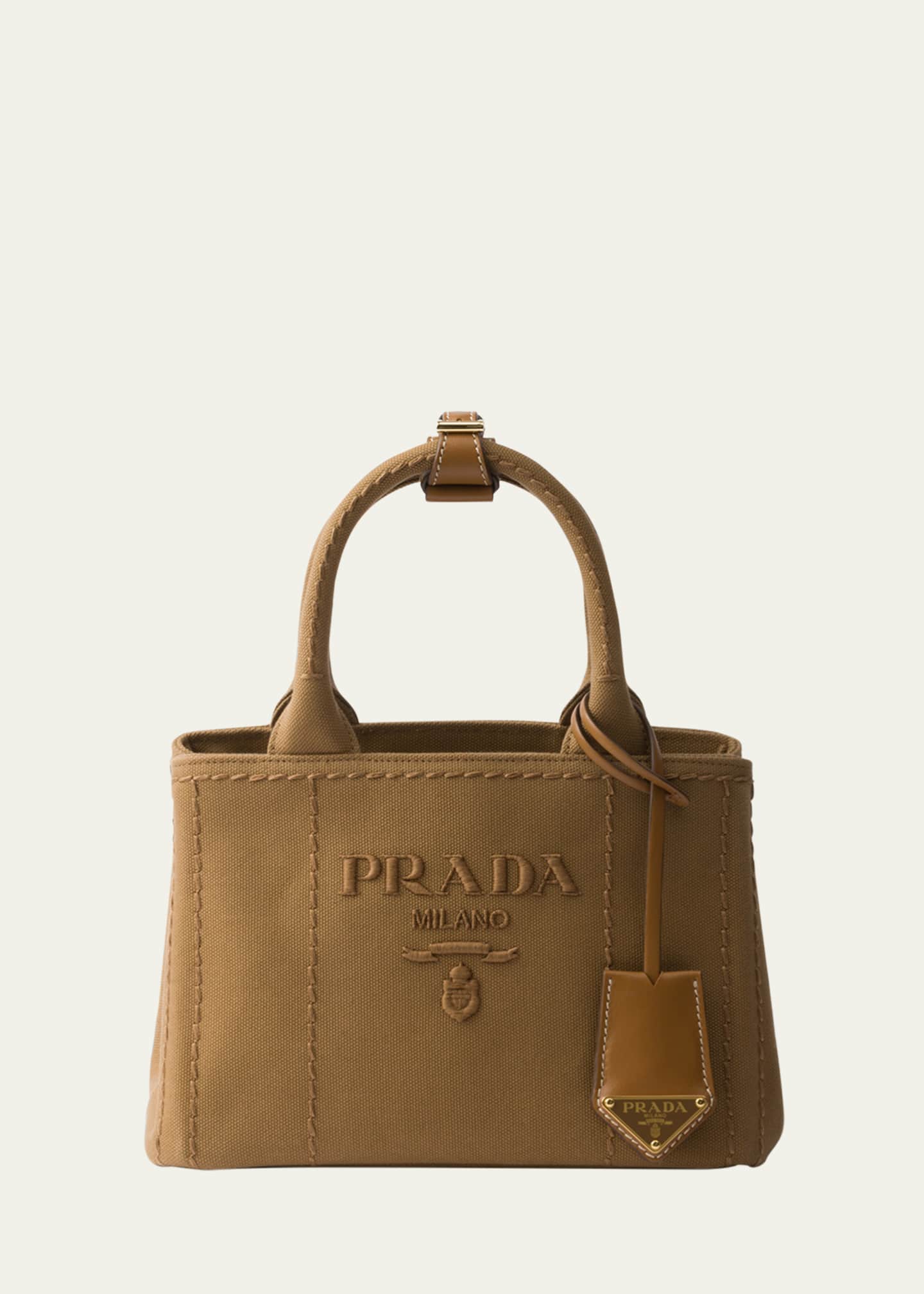 Prada Giardiniera Canvas Tote Bag - Bergdorf Goodman