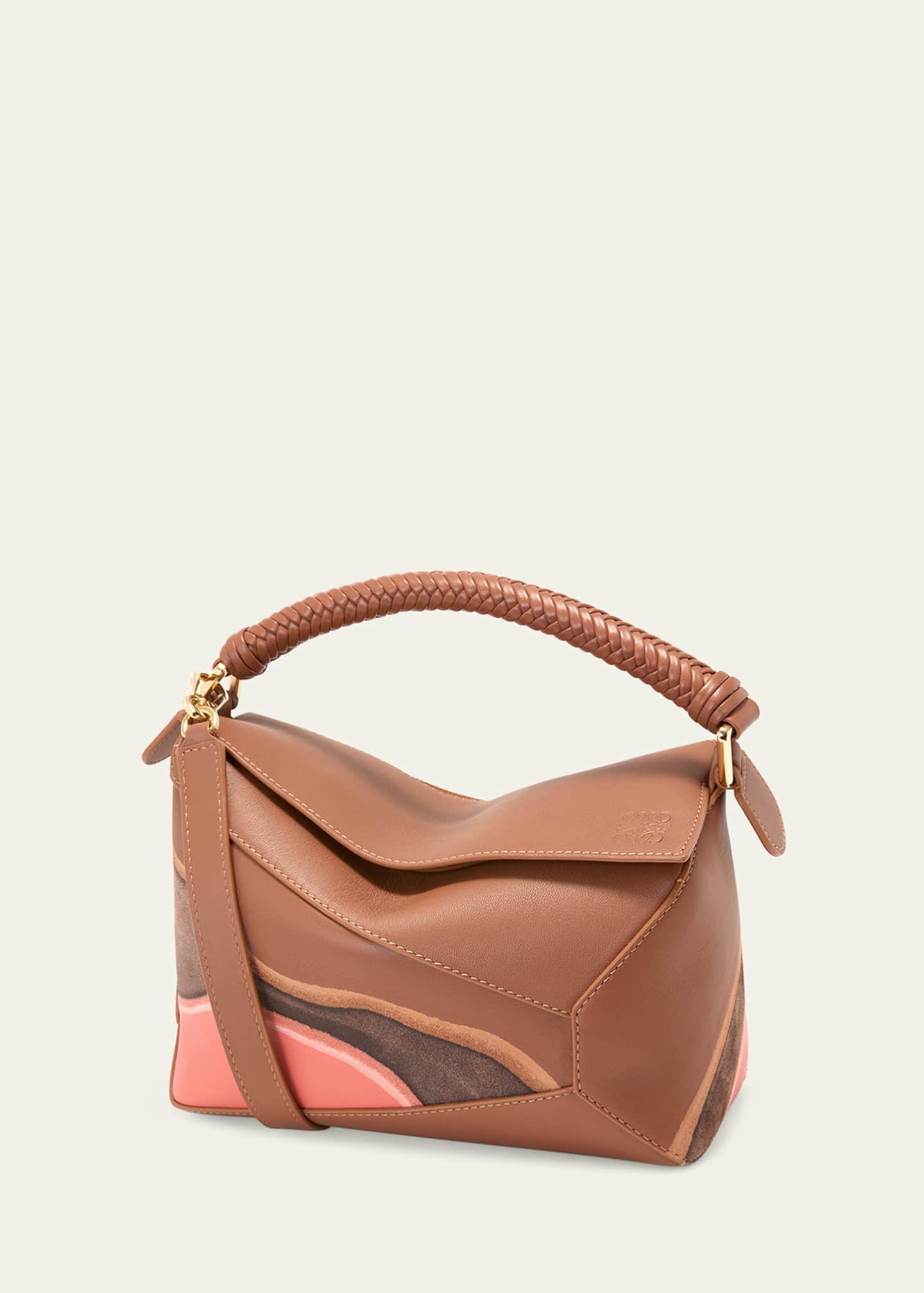 Loewe Puzzle Edge Small Top-Handle Bag in Nappa Leather Image 3 of 4