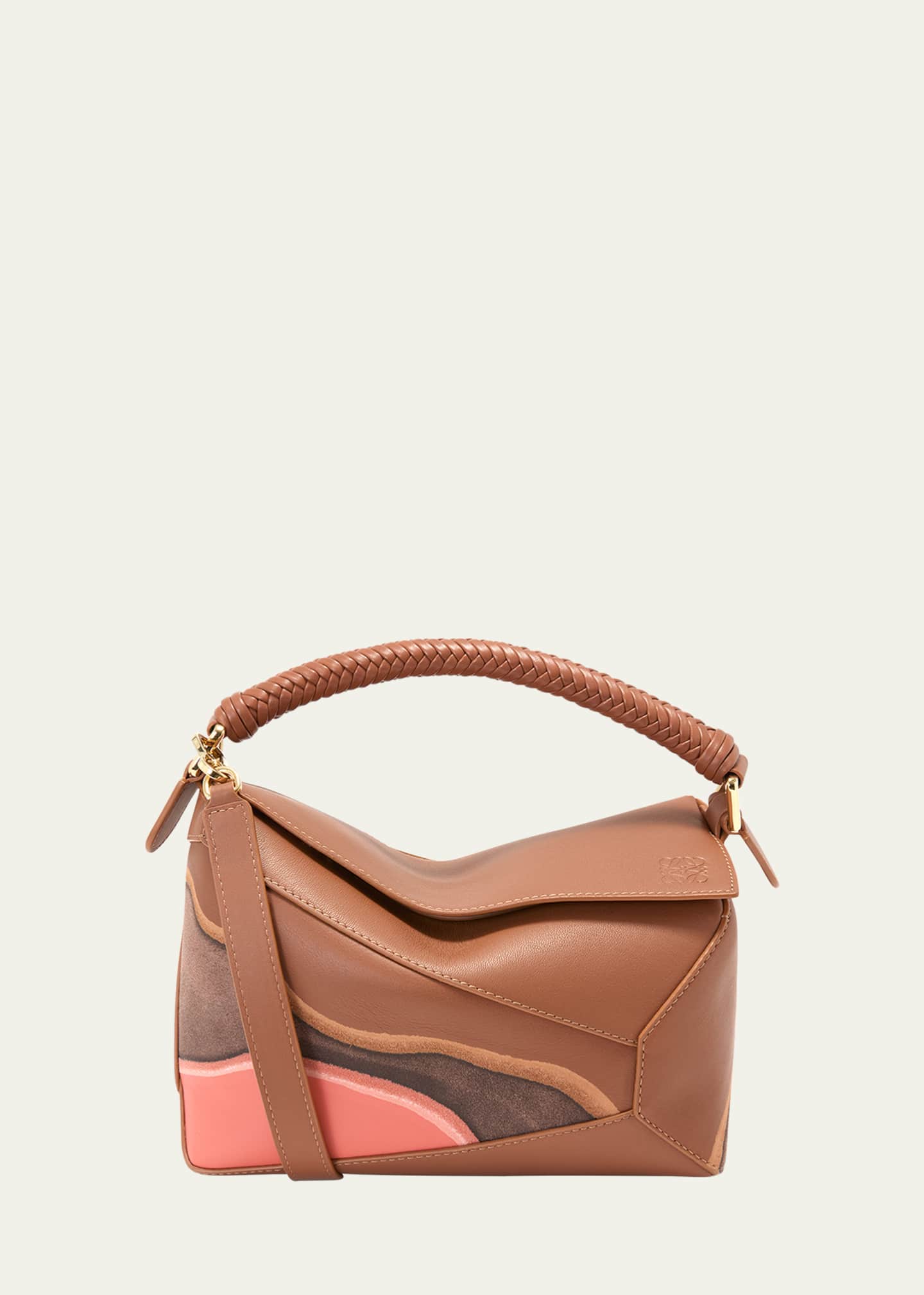 Loewe Puzzle Edge Small Top-Handle Bag in Nappa Leather Image 1 of 4