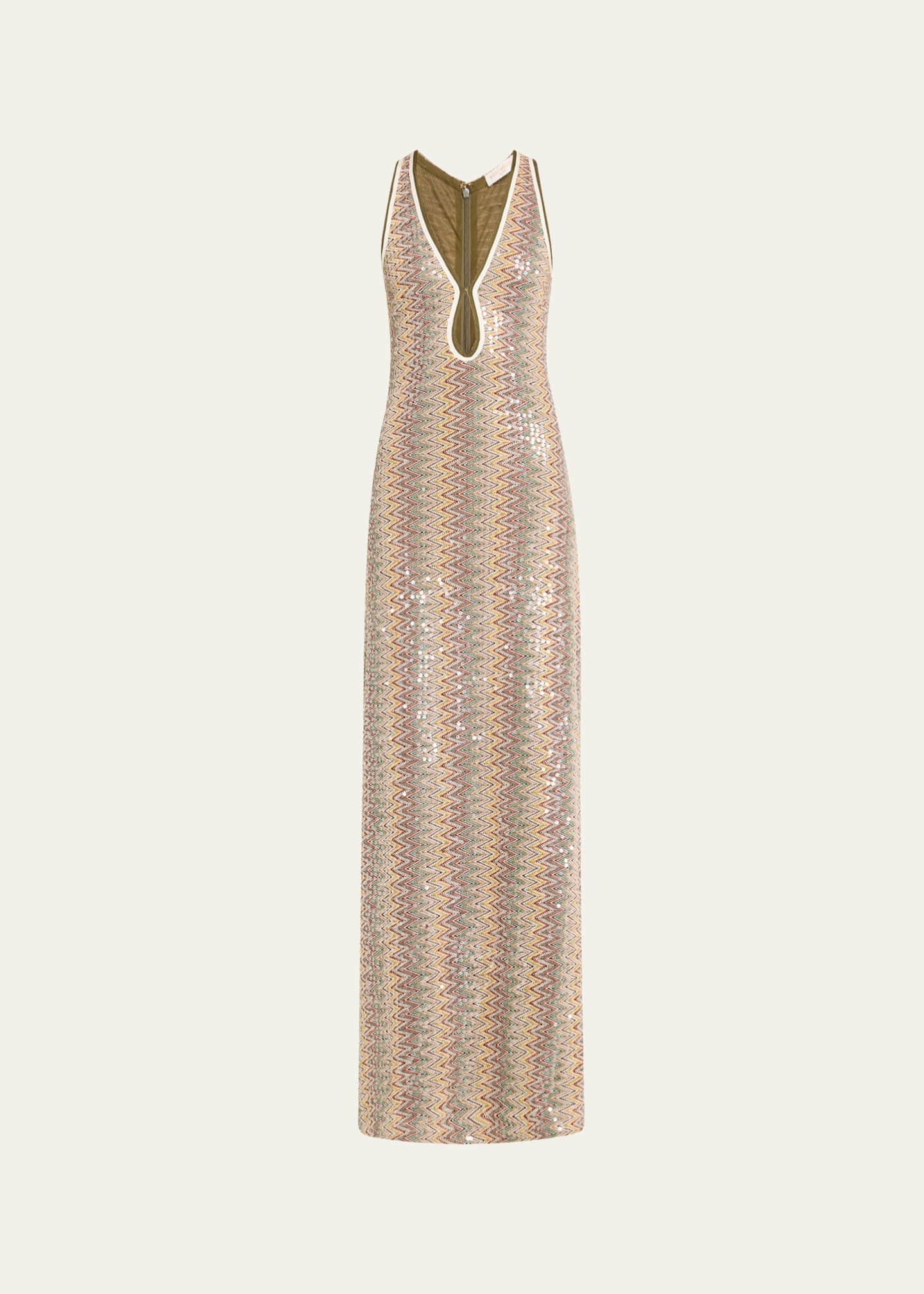 Ramy Brook Lilia Sequined Chevron Maxi Dress - Bergdorf Goodman