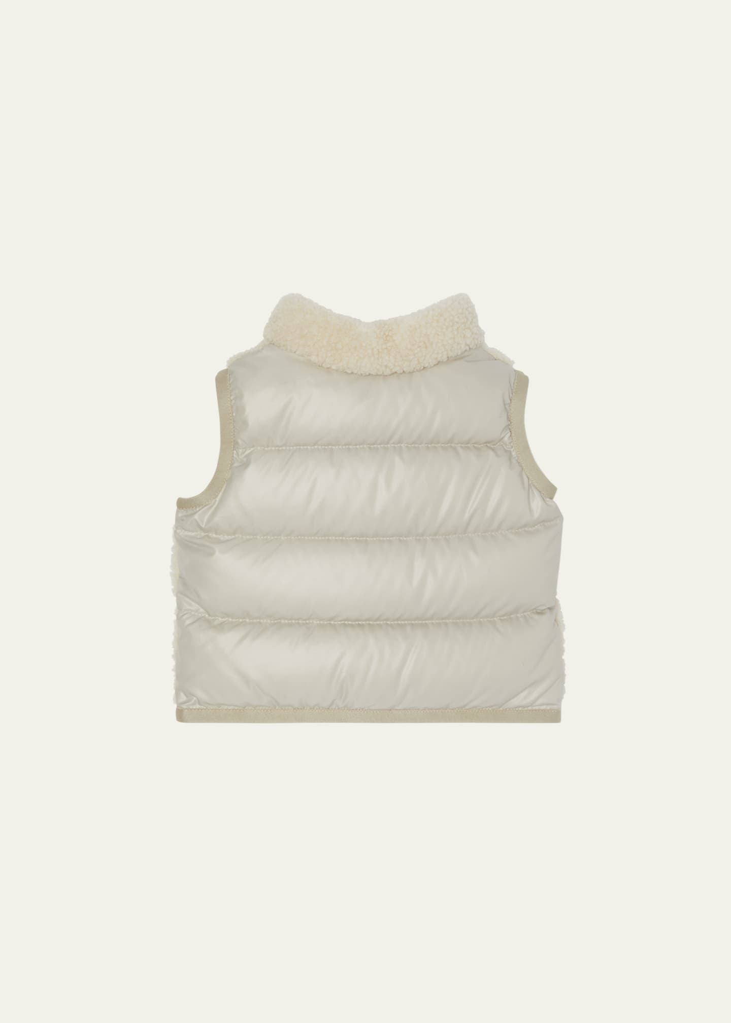 Moncler Boy's Ernst Sherpa Down Vest, Size 1M-3 - Bergdorf Goodman