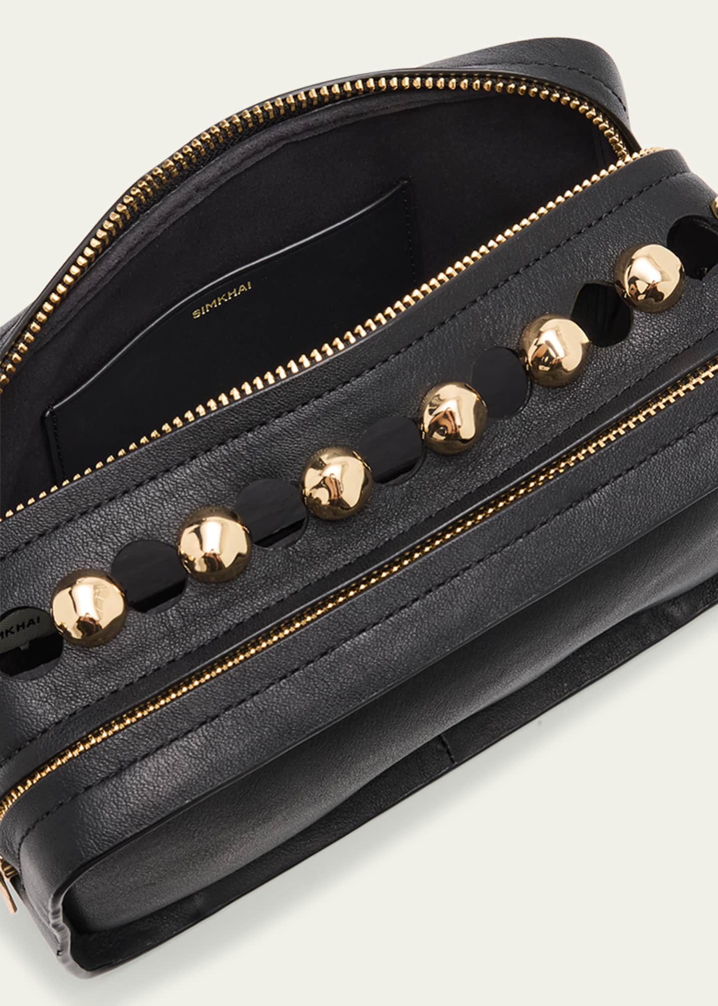 SIMKHAI Amaya Studded Calf Leather Camera Bag Image 3 of 4