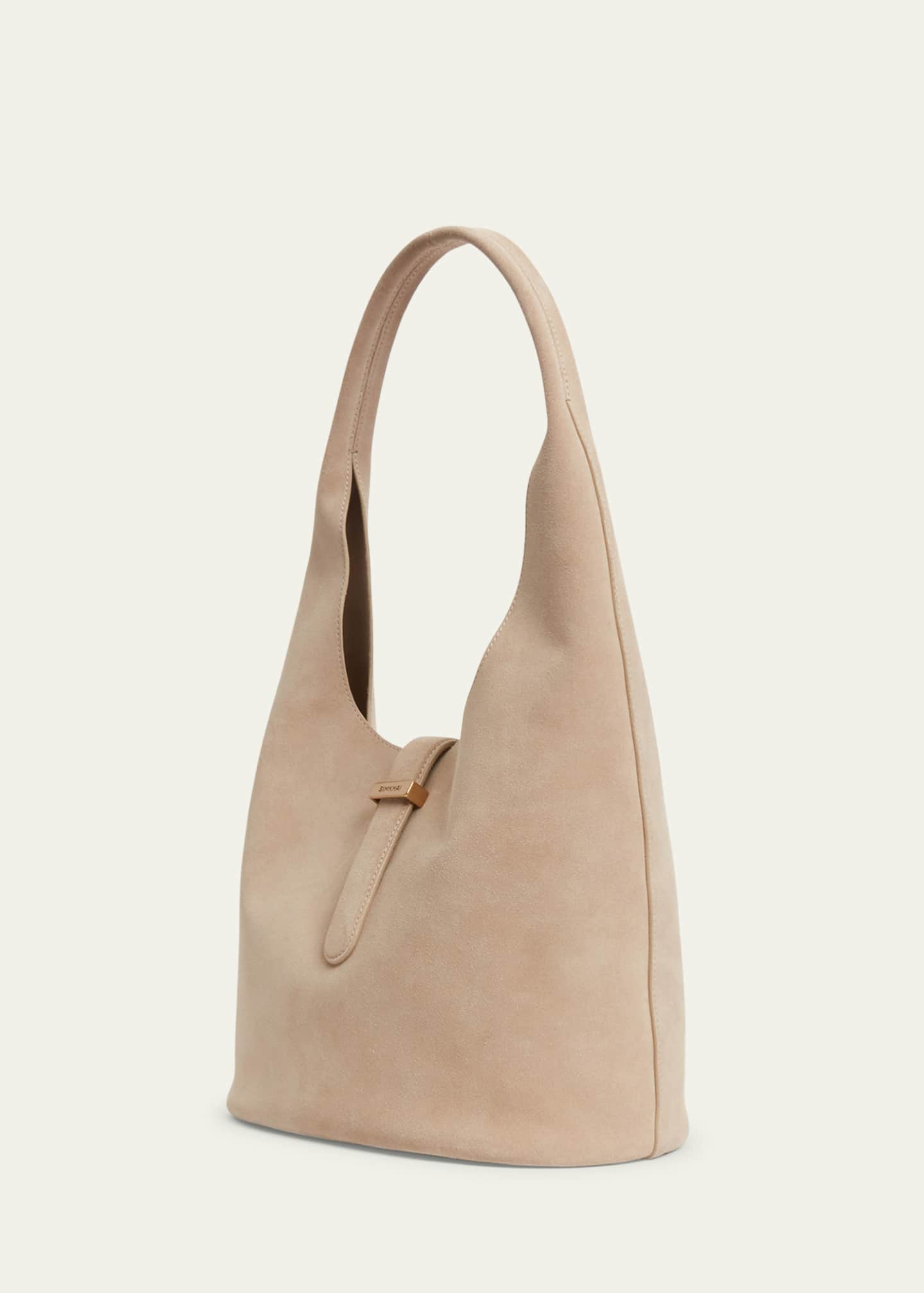 SIMKHAI Khai Suede Hobo Bag Image 2 of 2