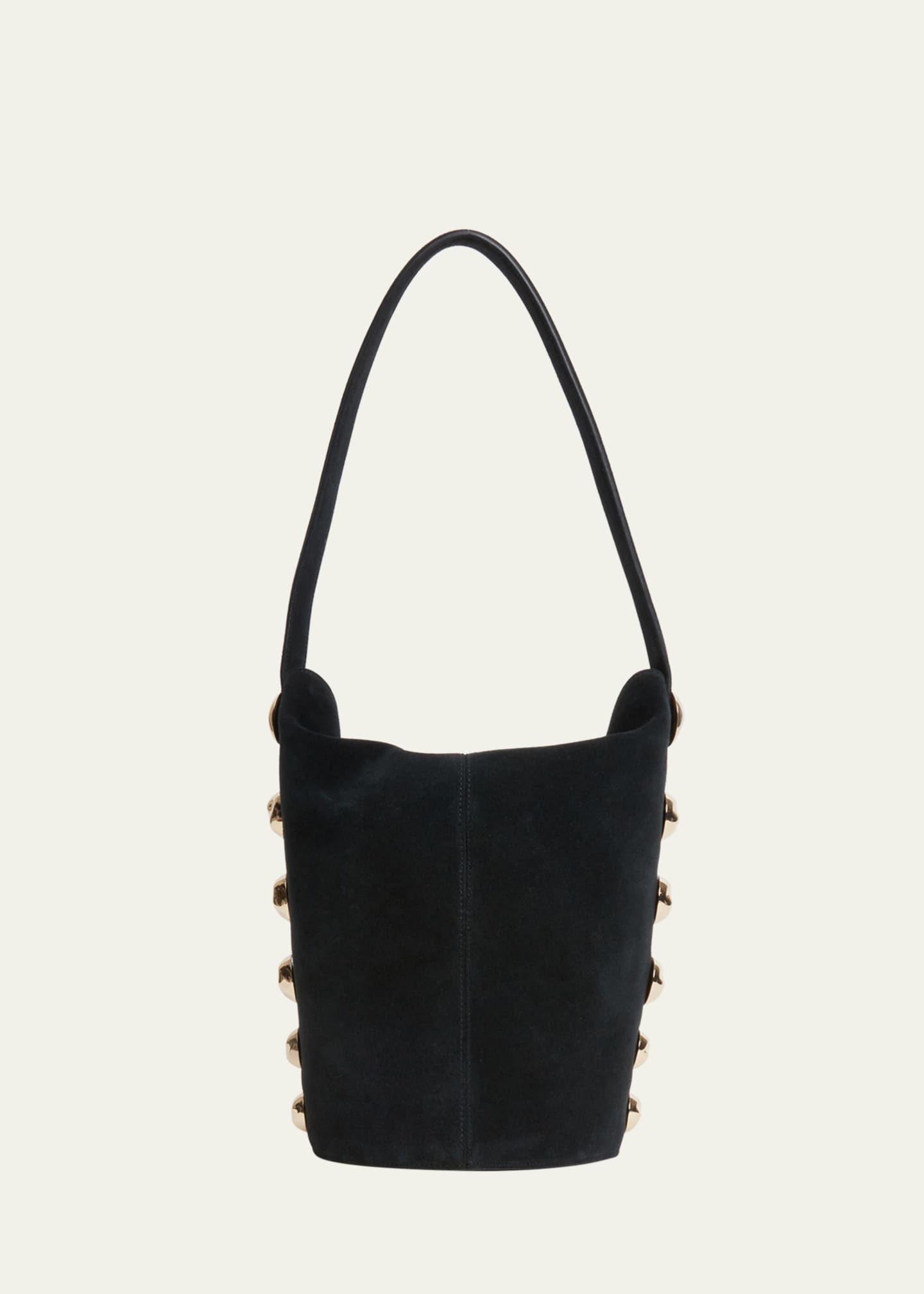 SIMKHAI Amaya Studded Leather Bucket Bag Image 1 of 3