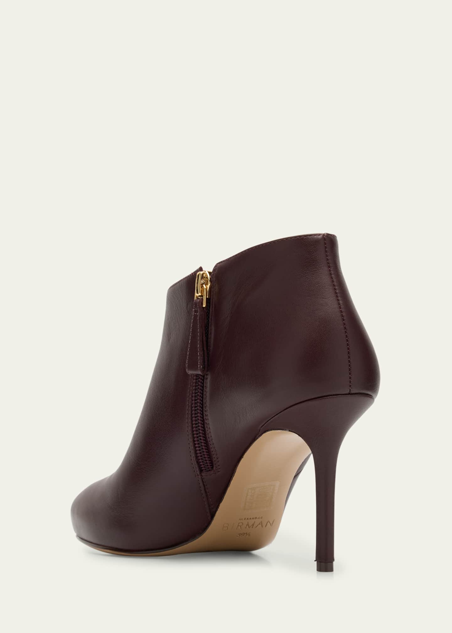 Alexandre Birman Prim Leather Booties Image 4 of 6