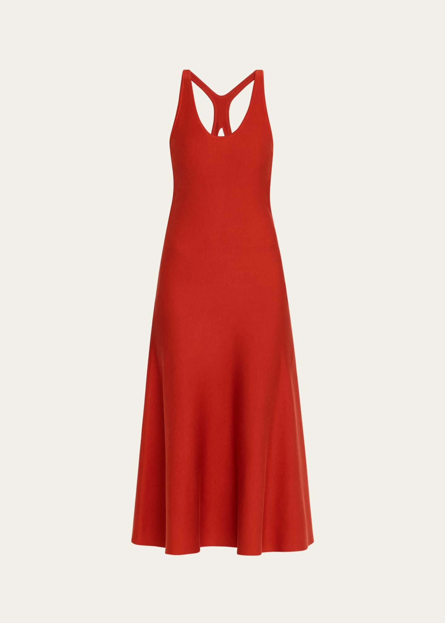 Gabriela Hearst Bastien Cutout Racerback Midi Dress Image 1 of 5