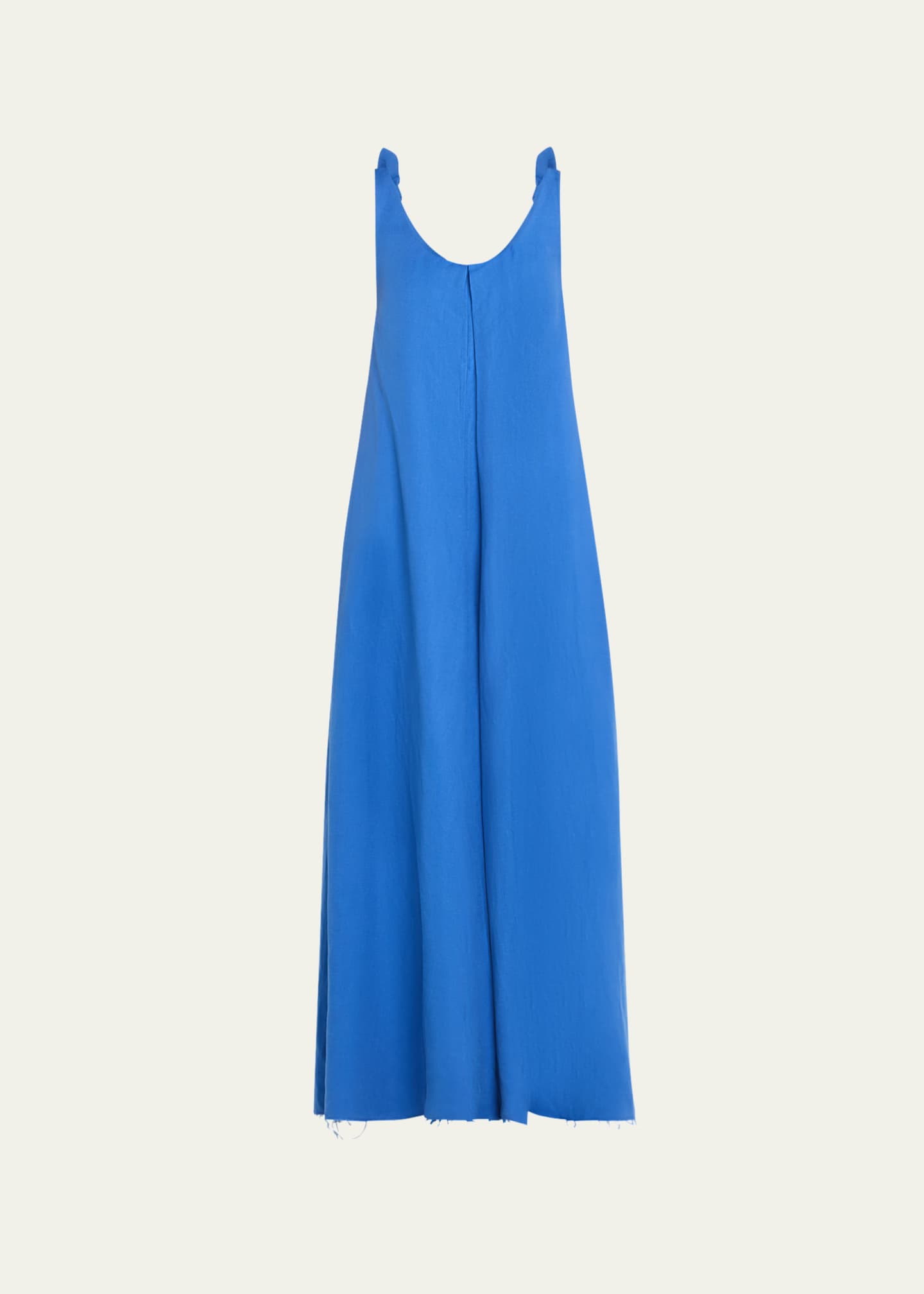 Gabriela Hearst Aras Sleeveless Knotted Backless Maxi Dress Image 1 of 5