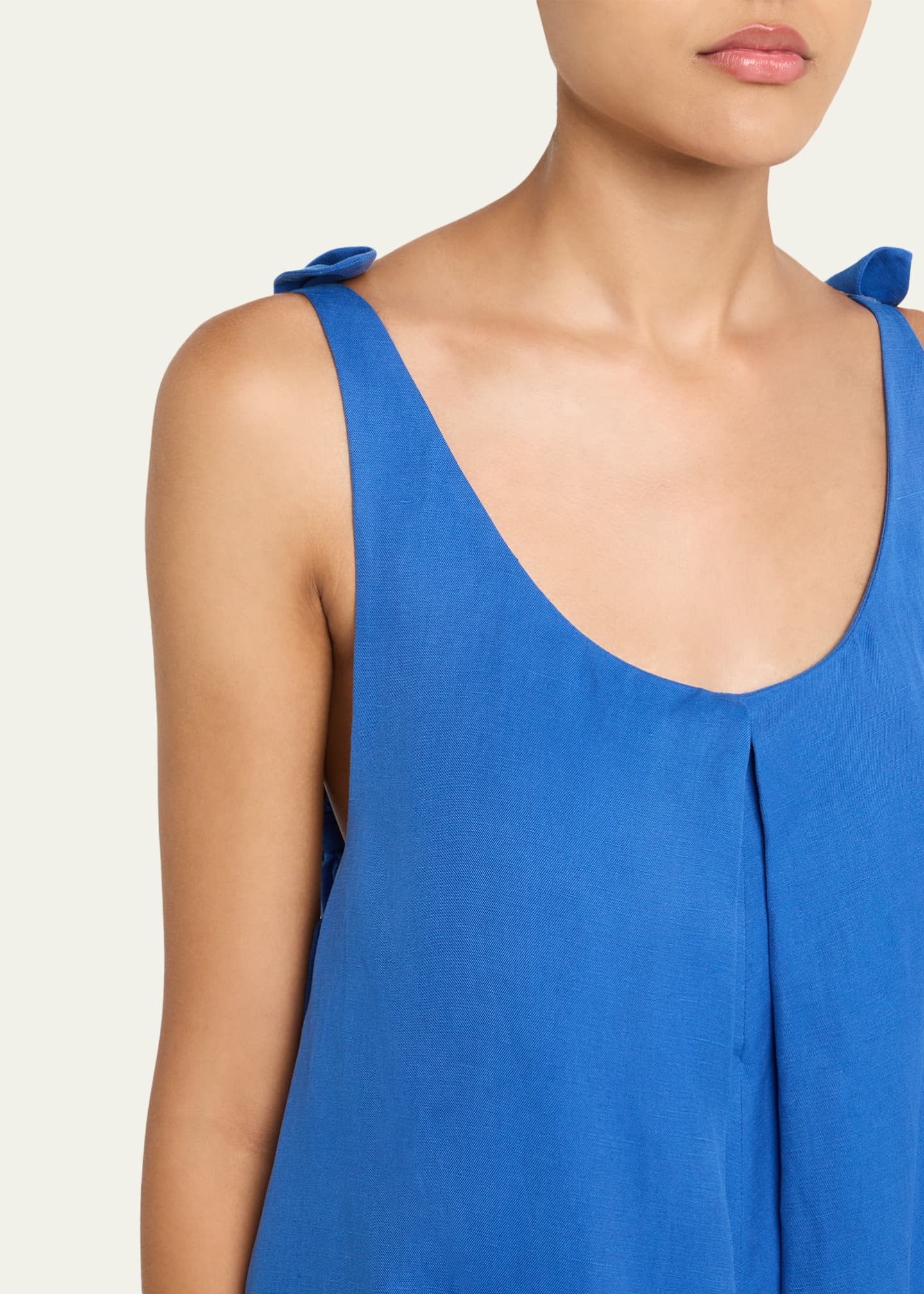 Gabriela Hearst Aras Sleeveless Knotted Backless Maxi Dress Image 5 of 5