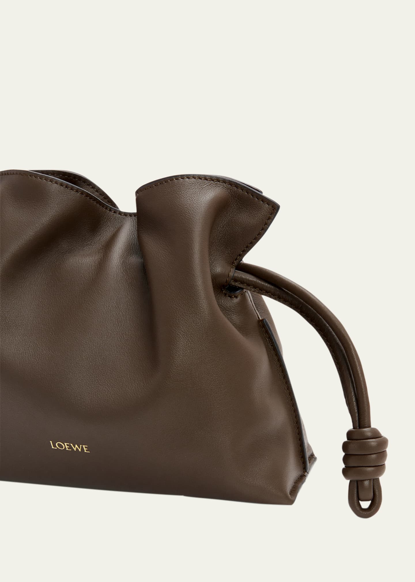Loewe Flamenco Mini Clutch Bag in Nappa Leather Image 4 of 4