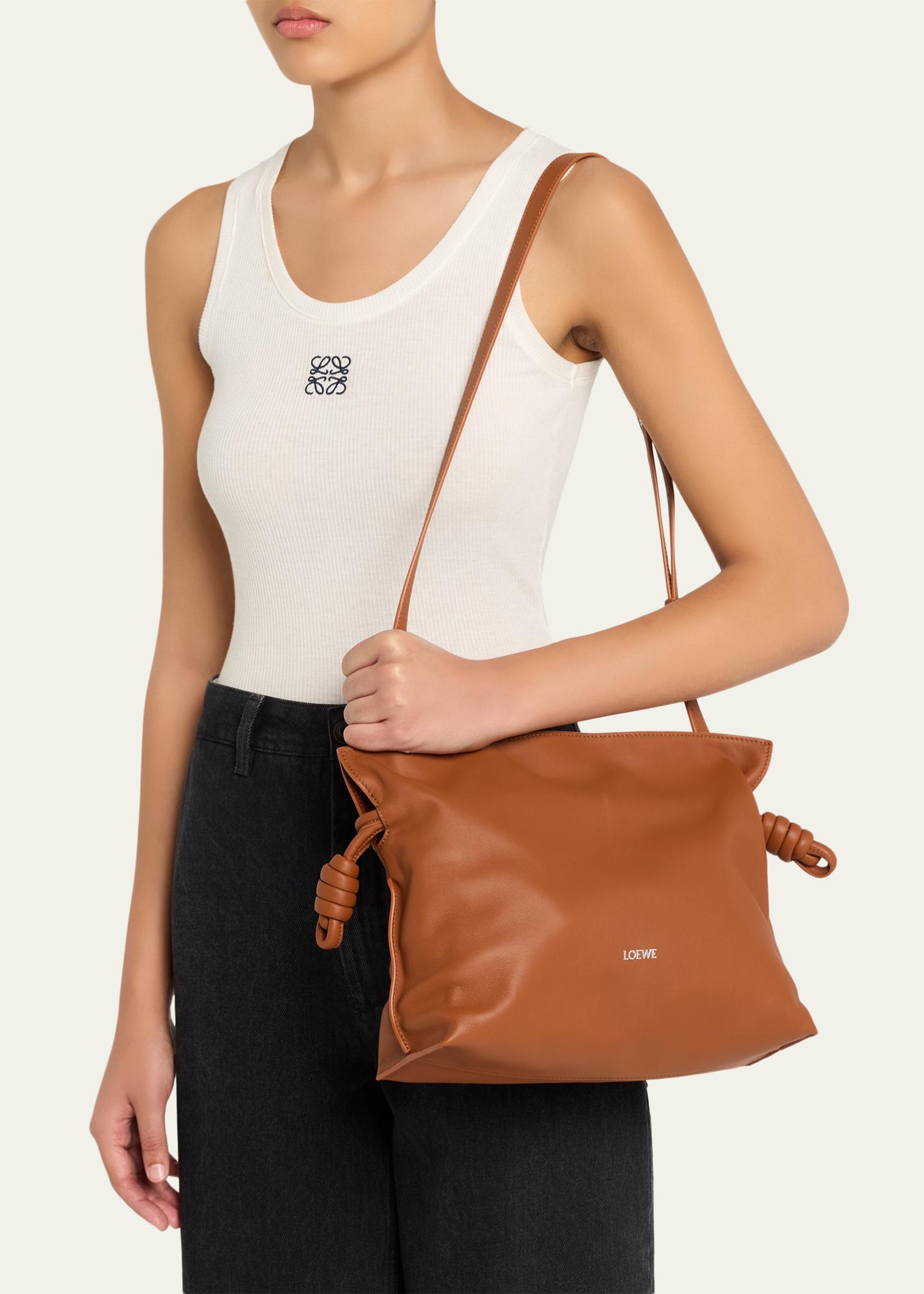 LOEWE Flamenco Medium Clutch Bag in Nappa Leather - Bergdorf Goodman