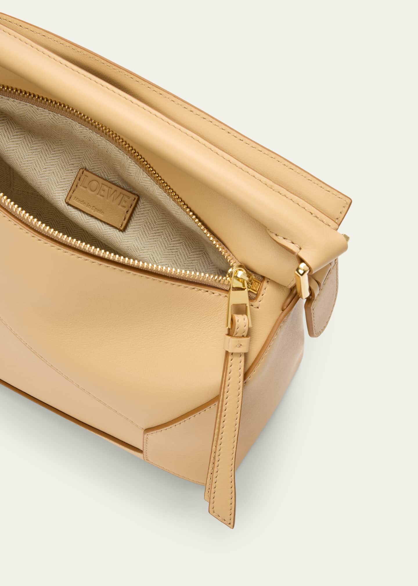 Loewe Puzzle Edge Small Shoulder Bag in Calfskin Leather
