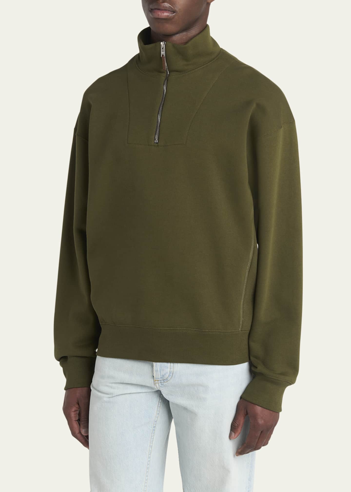 Bottega Veneta Men's Quarter-Zip Sweatshirt Image 4 of 5