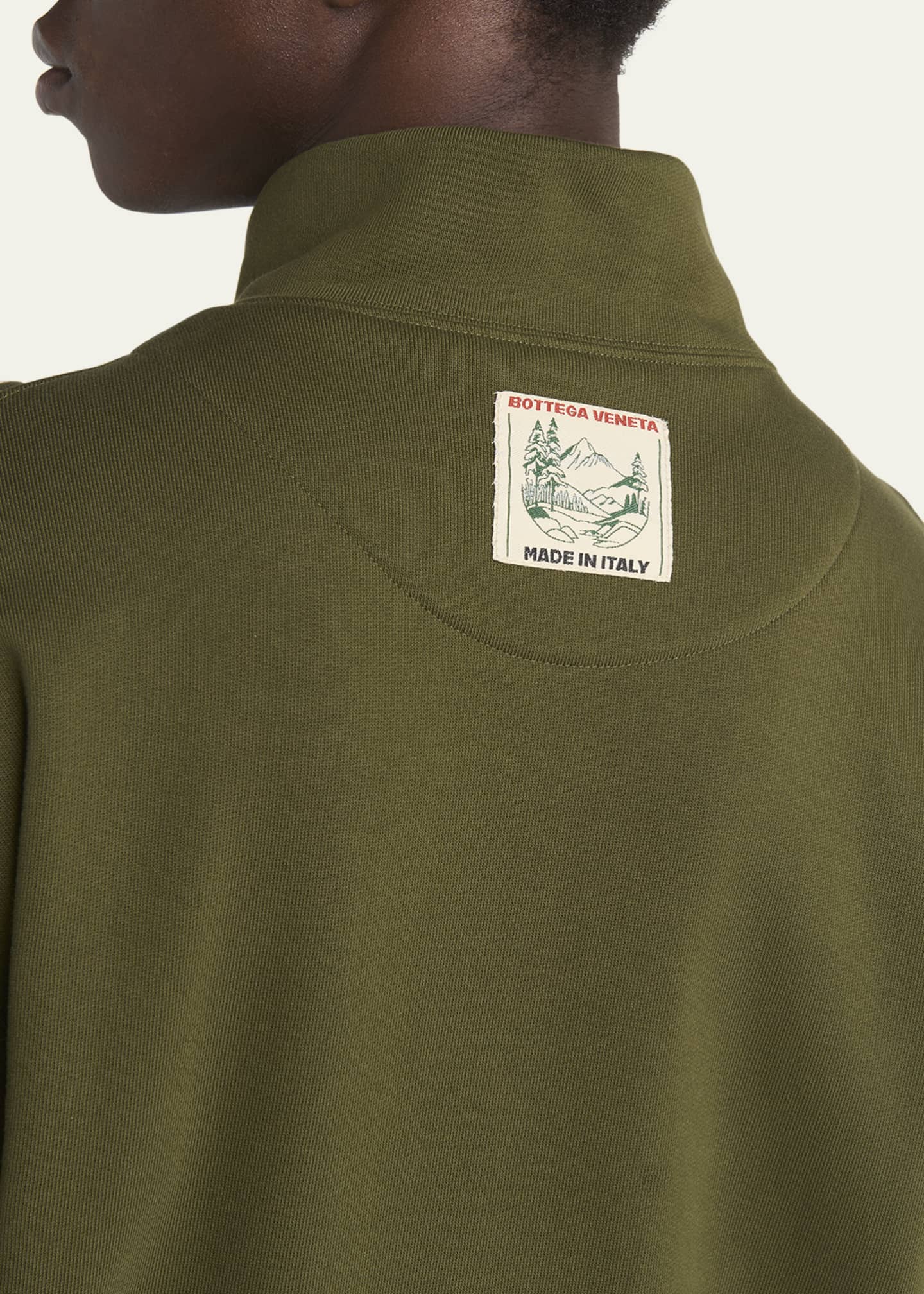 Bottega Veneta Men's Quarter-Zip Sweatshirt Image 5 of 5