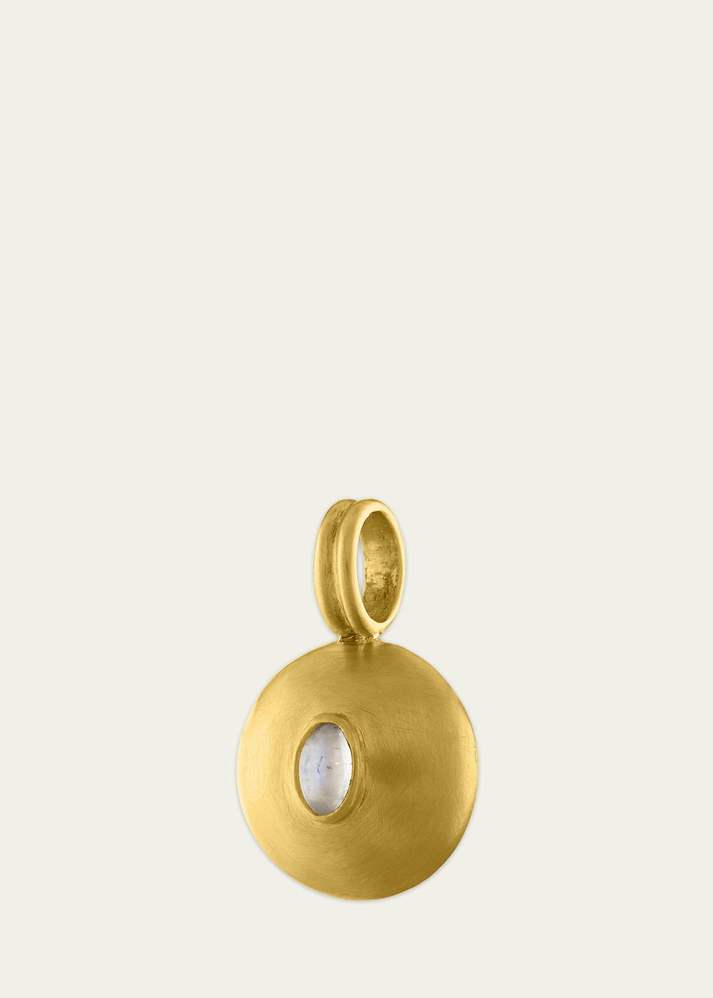 Prounis Jewelry Small Moonstone Bulla Pendant Image 2 of 2