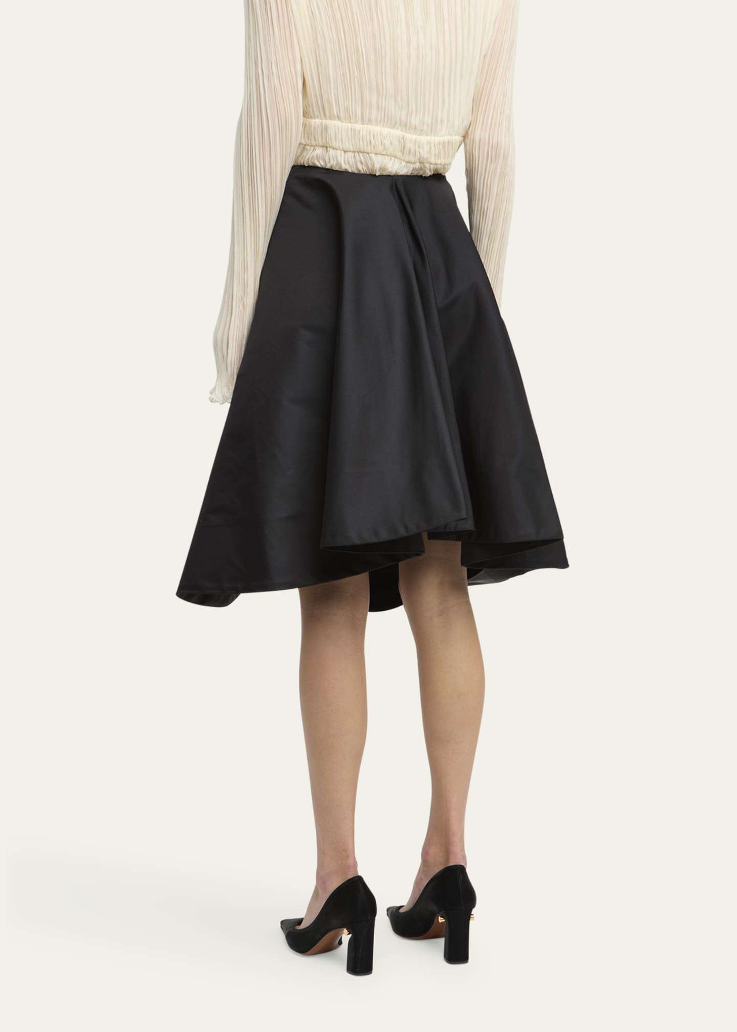 McQueen A-line Midi Circle Skirt Image 3 of 5