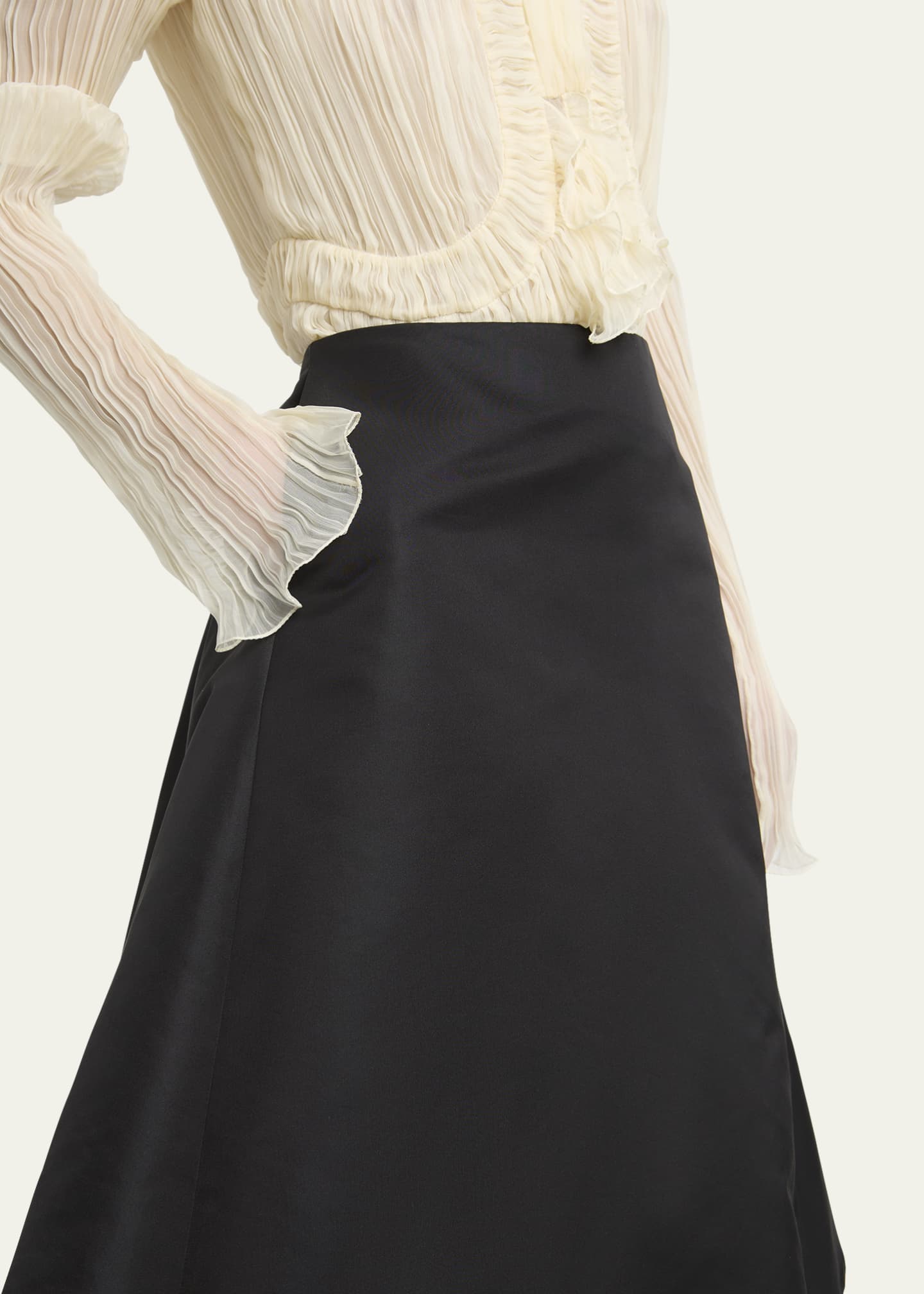 McQueen A-line Midi Circle Skirt Image 5 of 5