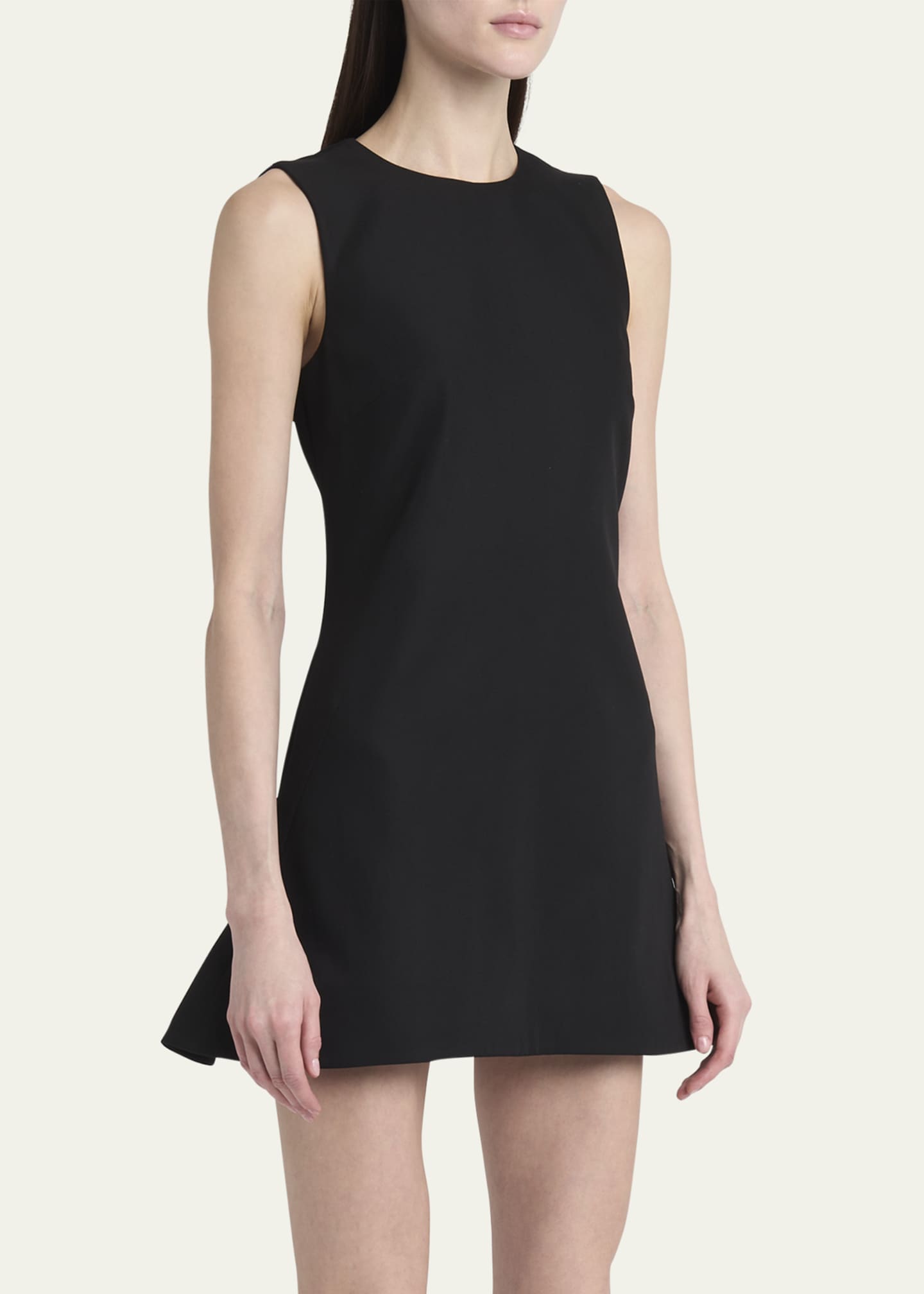 McQueen Flared A-Line Sleeveless Mini Dress Image 4 of 5
