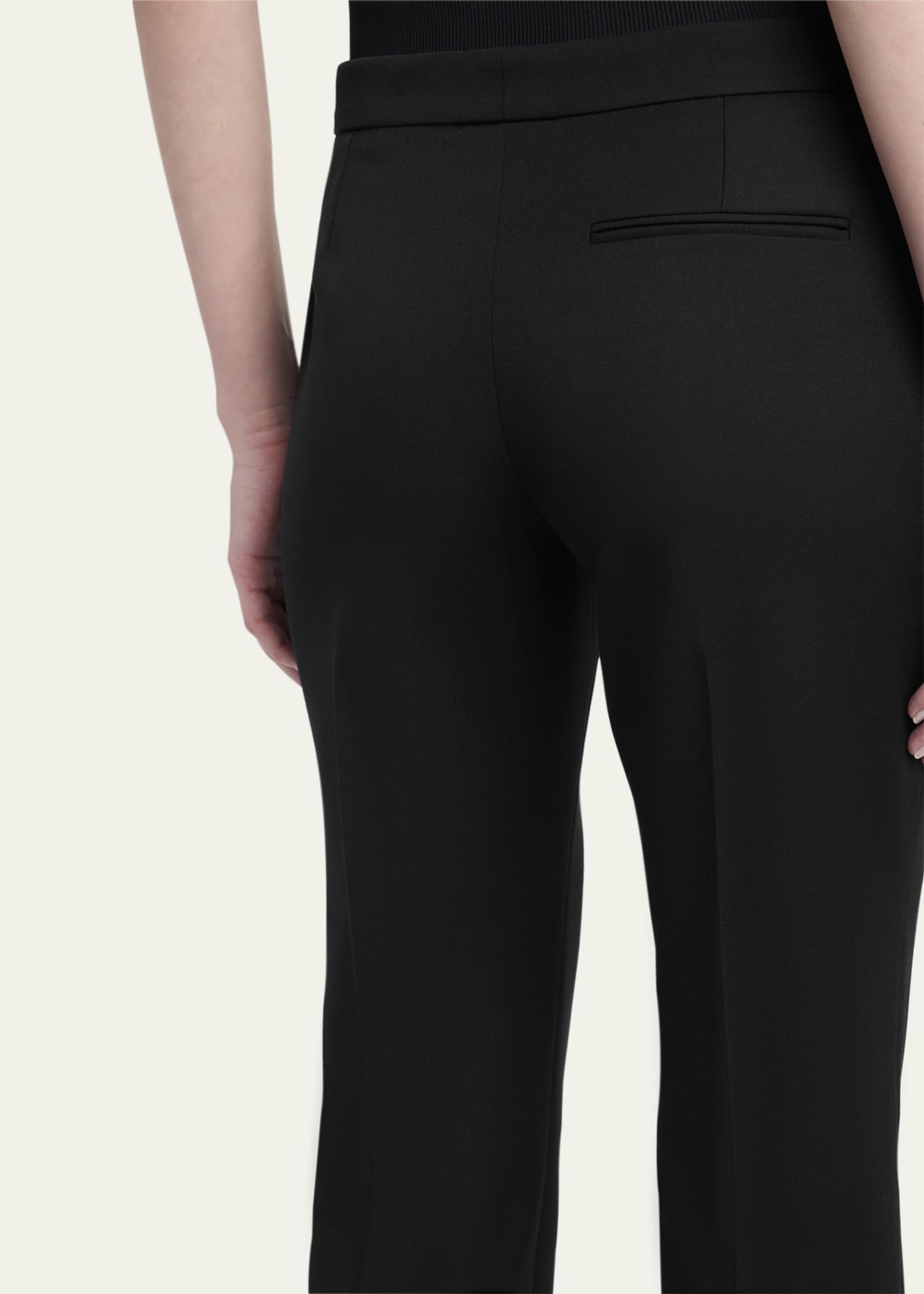cropped cigarette pants Mcqueen Cropped Cigarette Trousers, Violet, Women's, 6, Pants & Shorts Cropped Ankle Capri Pants