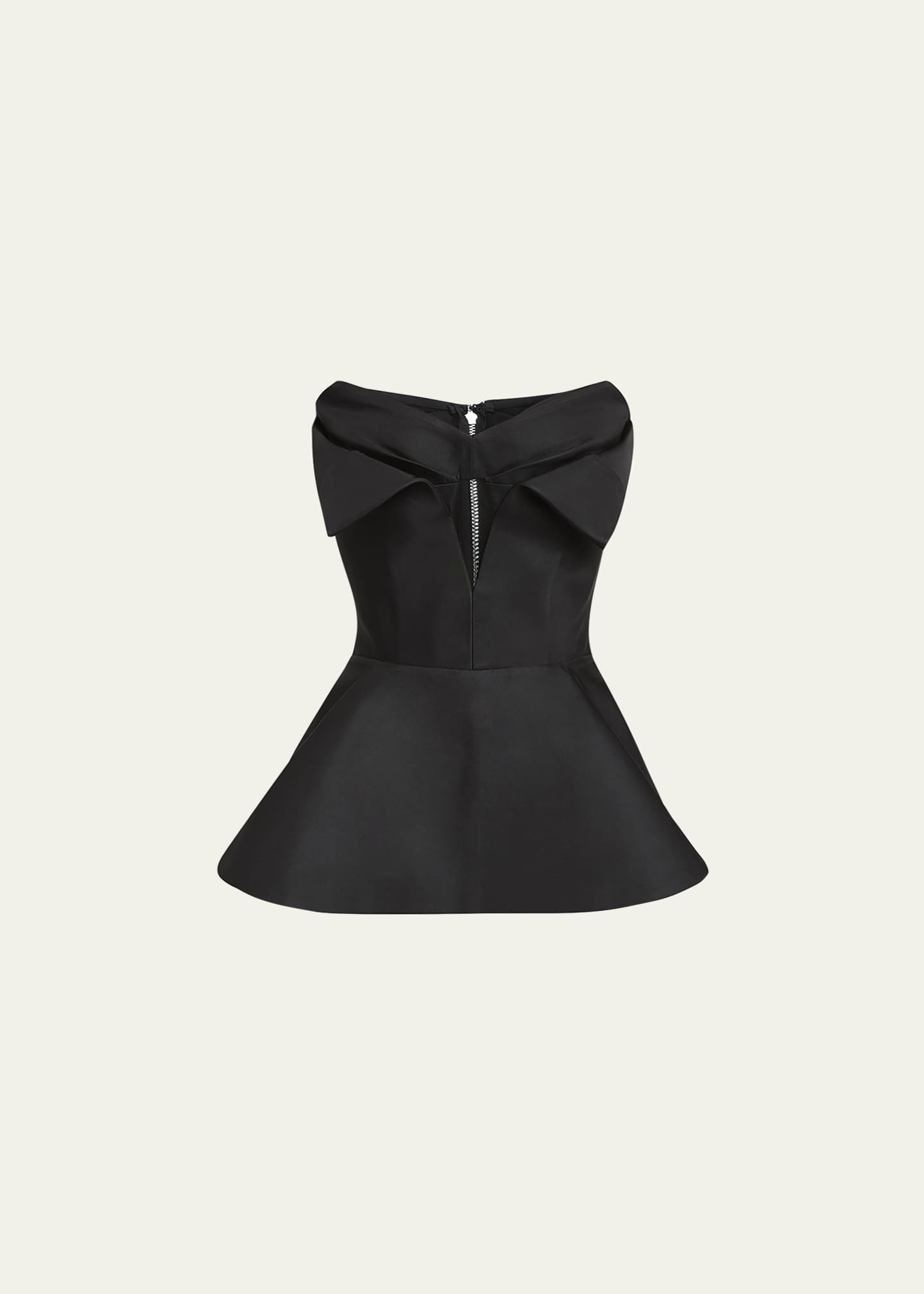 McQueen Strapless Peplum Bustier Top Image 1 of 5