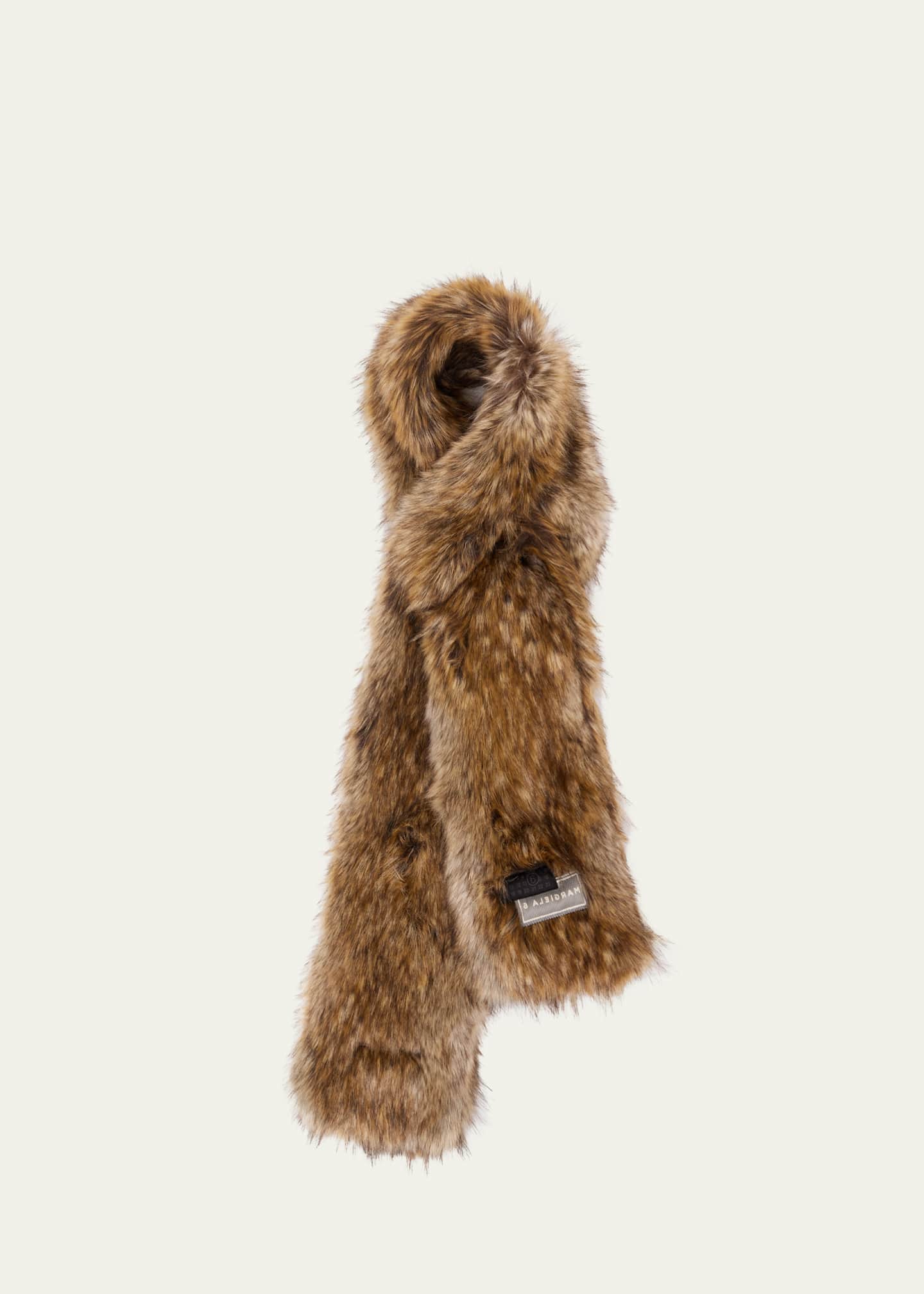 MM6 Maison Margiela Faux Fur Scarf - Bergdorf Goodman