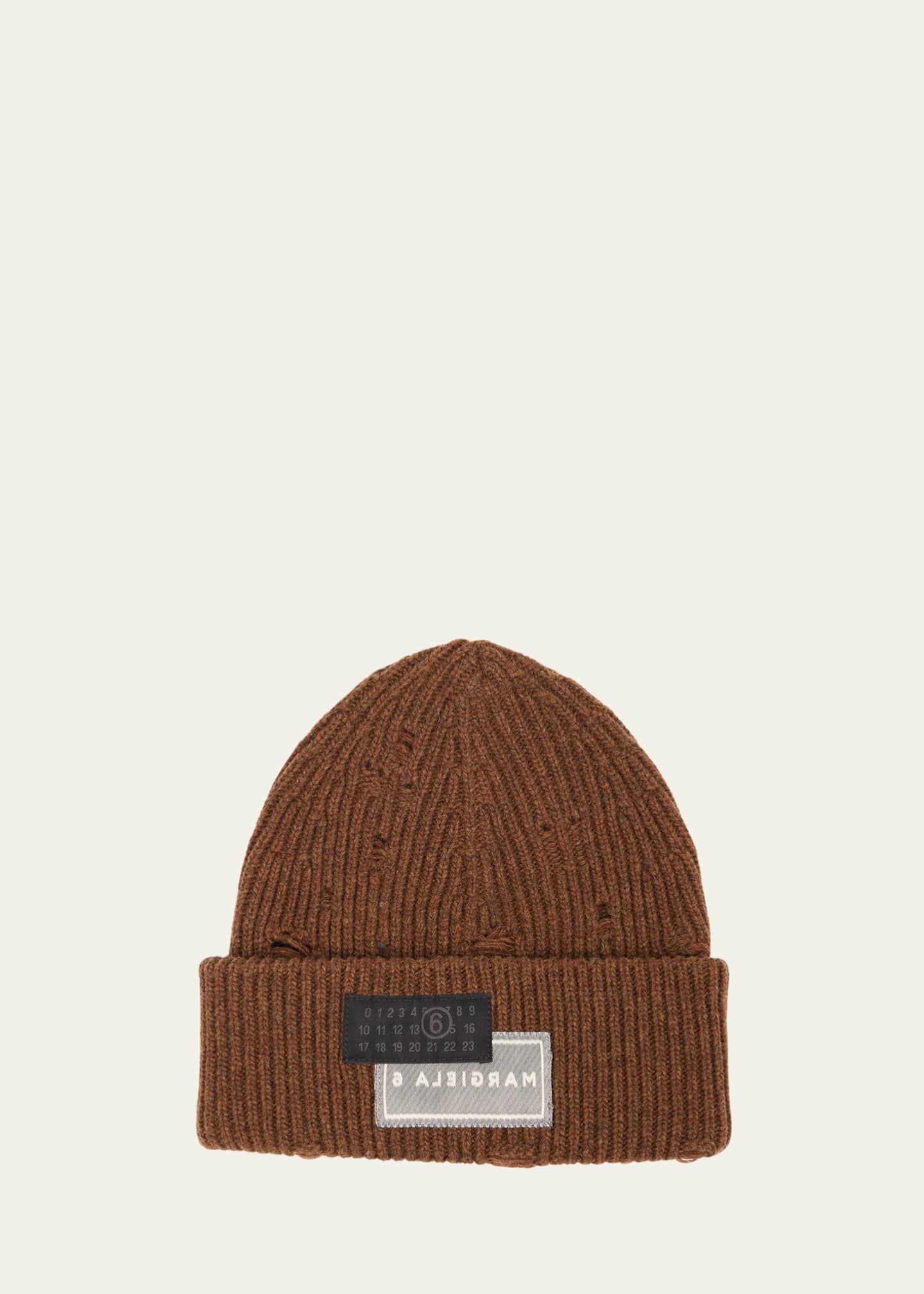MM6 Maison Margiela Numeric Knit Beanie - Bergdorf Goodman