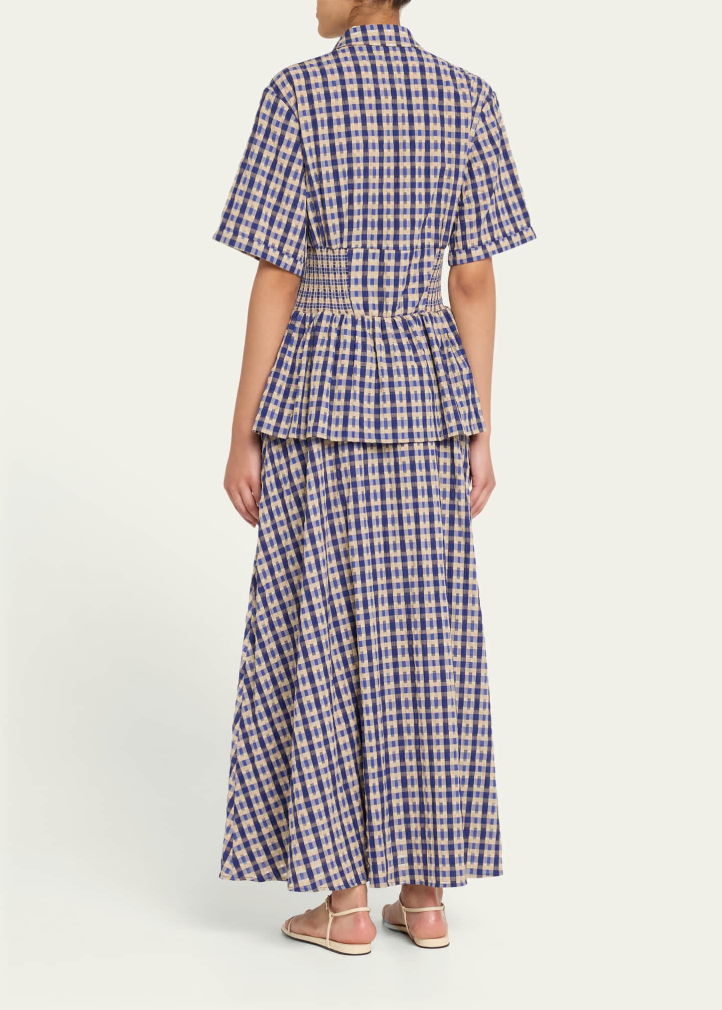 Rosie Assoulin Boogie Woogie Bugle Boy Maxi Shirtdress Image 3 of 5