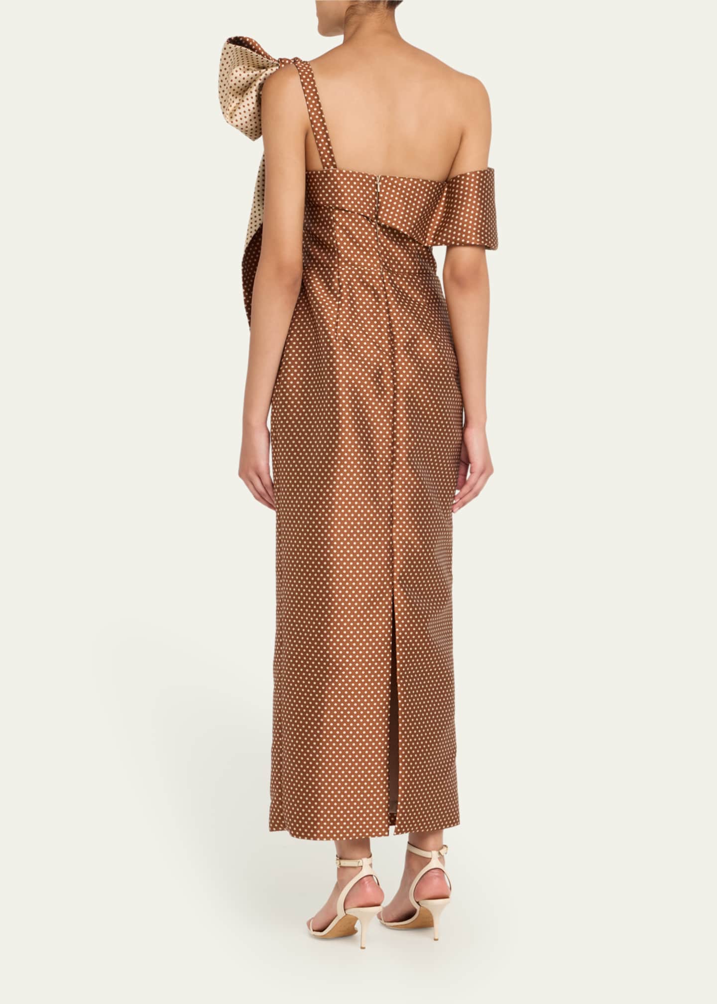 Rosie Assoulin Loop-Dy Loo Polka Dot Dress Image 3 of 5