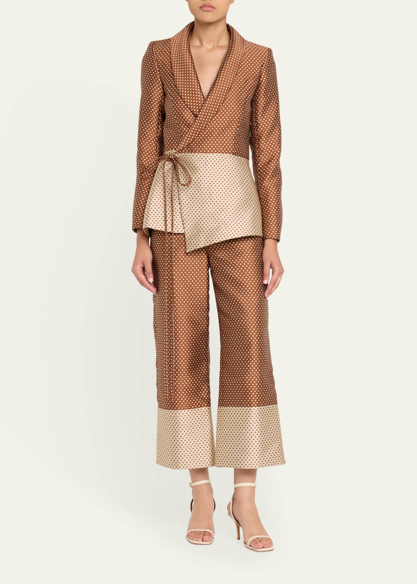 Rosie Assoulin Polka Dot Boyfriend Trousers Image 2 of 5
