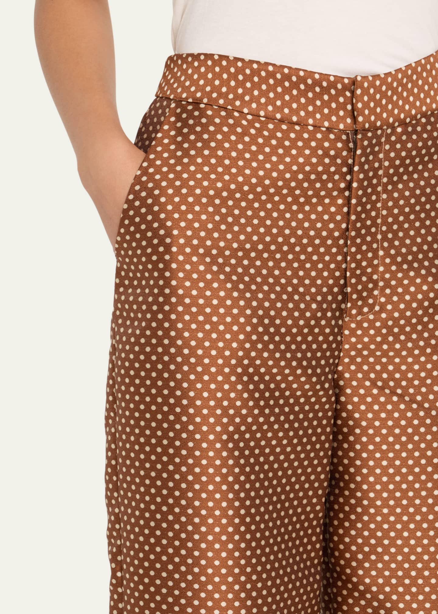 Rosie Assoulin Polka Dot Boyfriend Trousers Image 5 of 5
