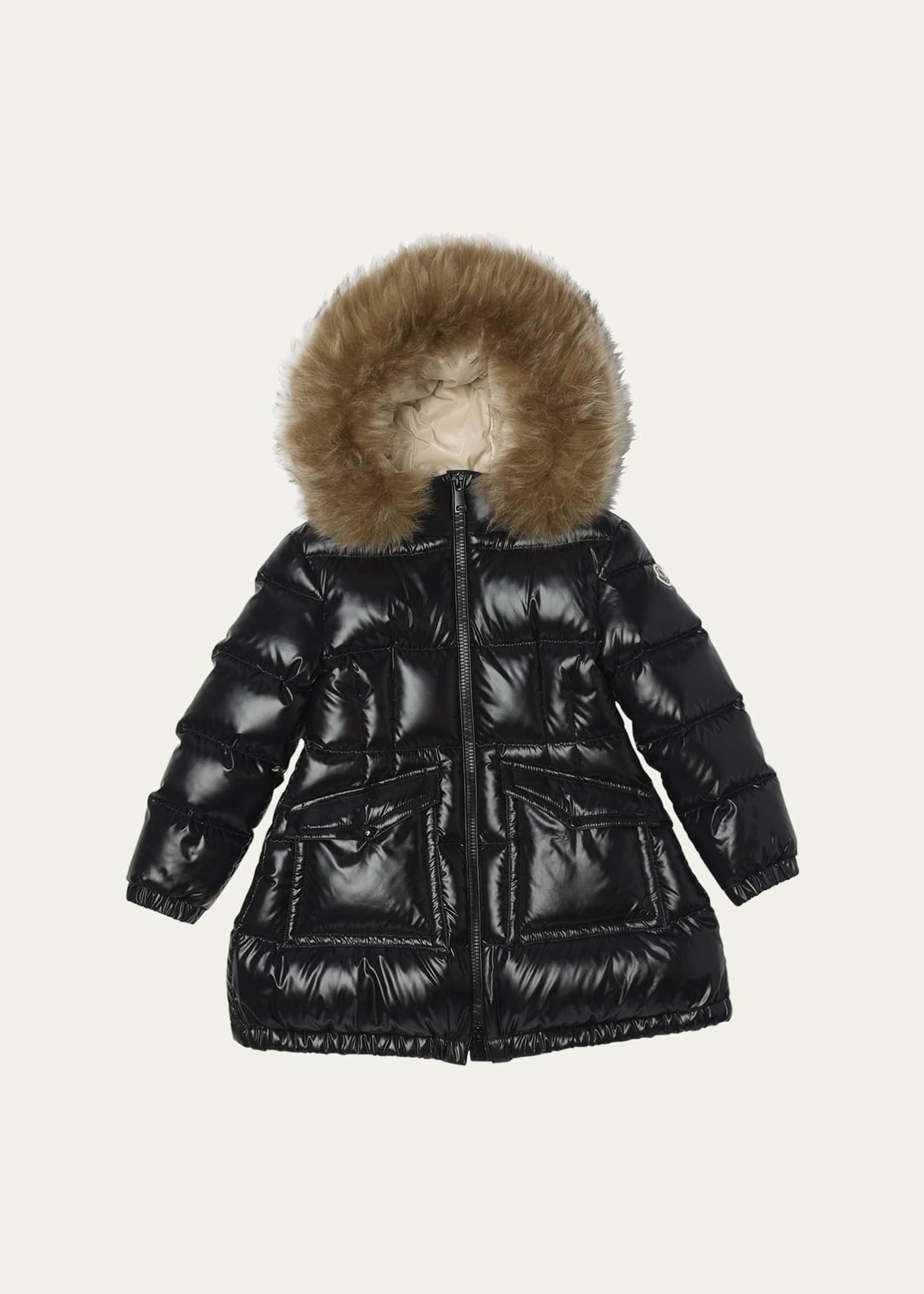 モンクレール　ダウン　Kキッズ Moncler Girl's Aruna Long Down Parka, Size 4-6 - Bergdorf Goodman