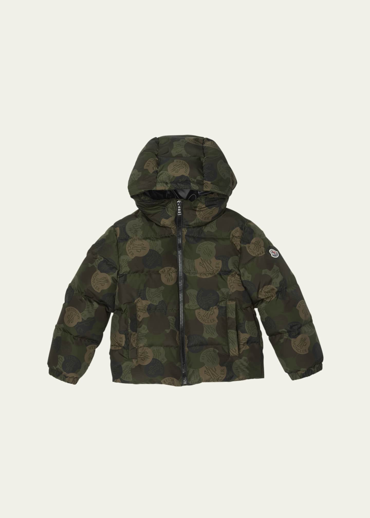 Moncler Escer Kids Boys Jackets In Army