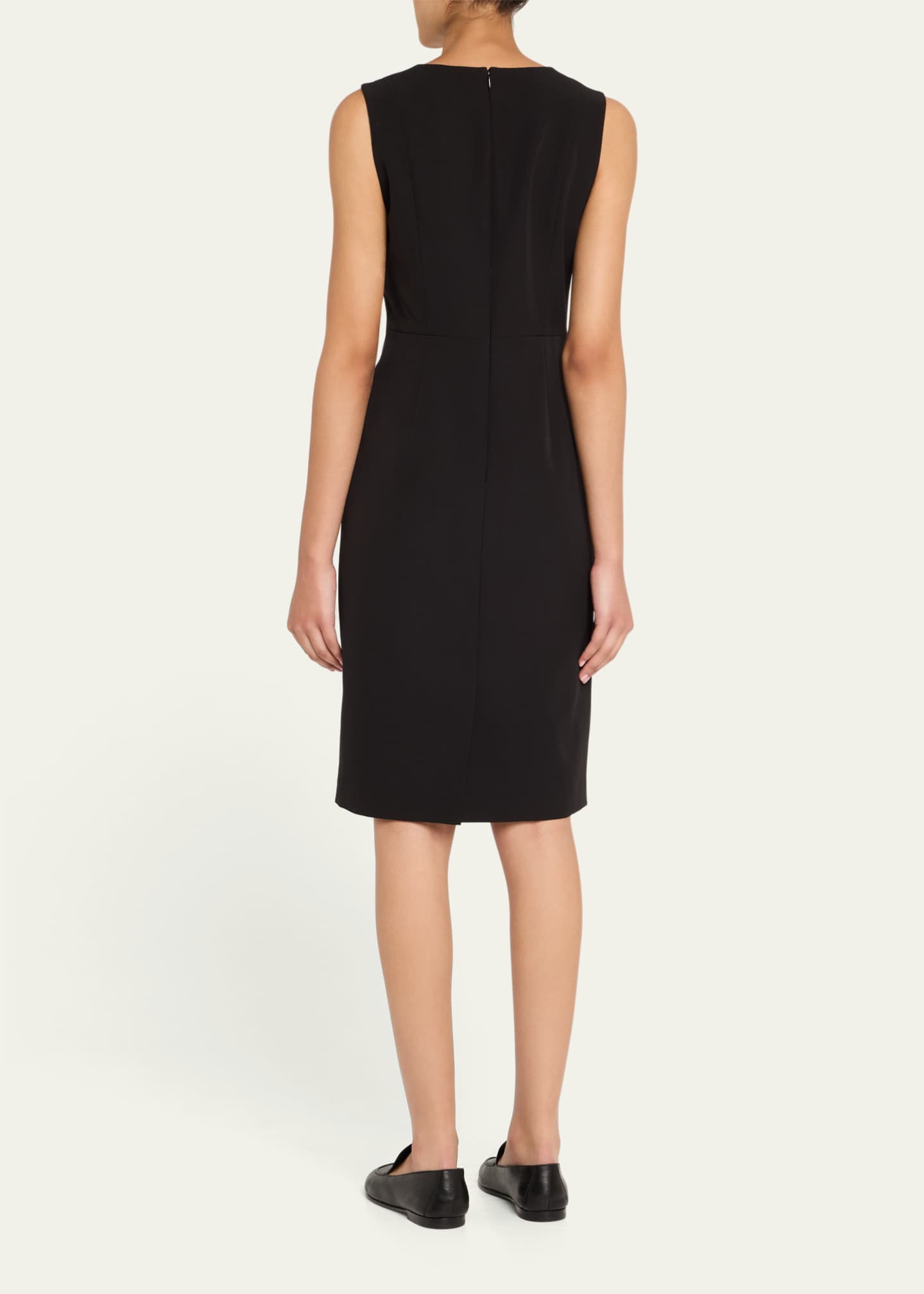 Kobi Halperin Meridian Sleeveless Twill Midi Dress Image 3 of 5