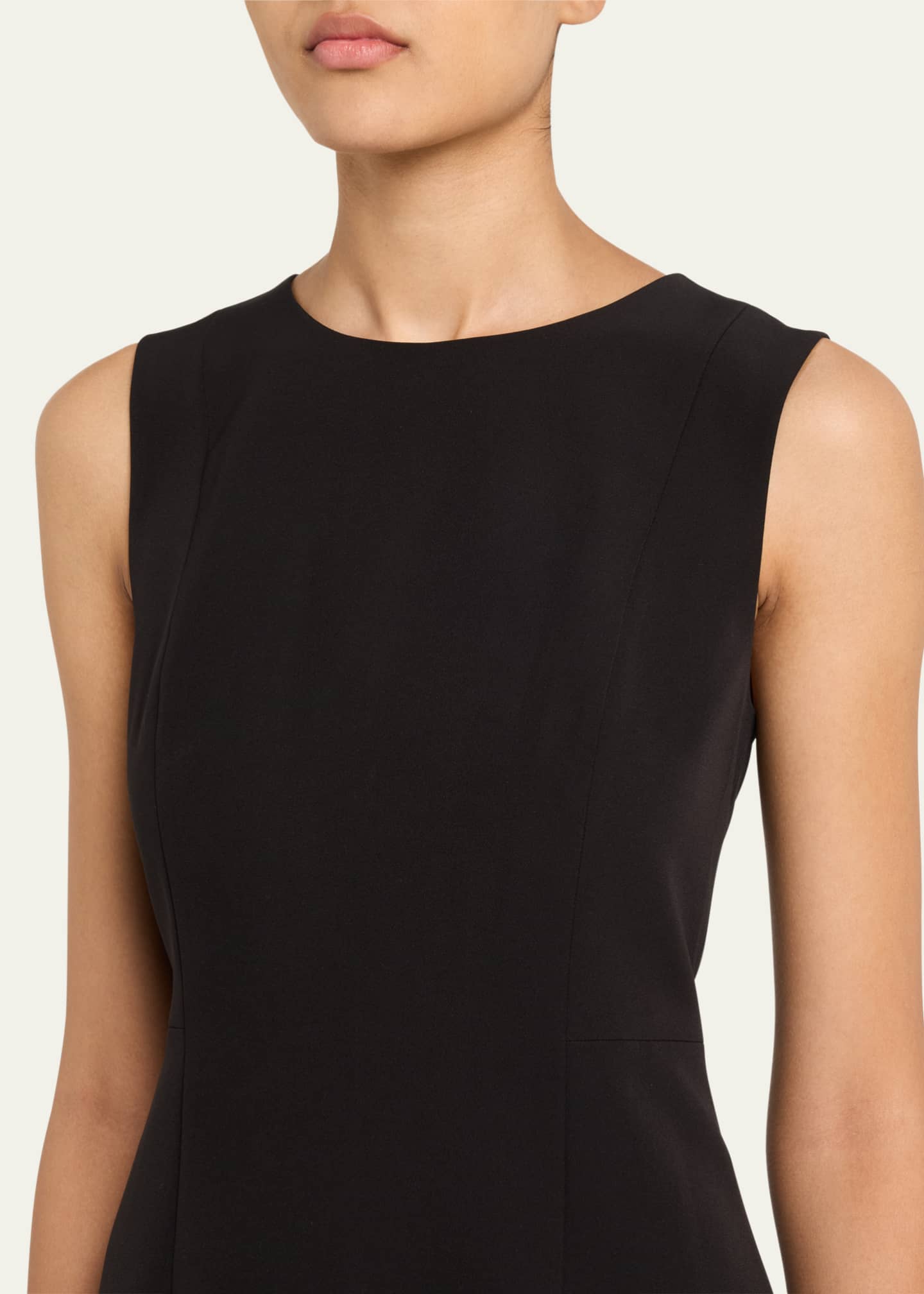Kobi Halperin Meridian Sleeveless Twill Midi Dress Image 5 of 5