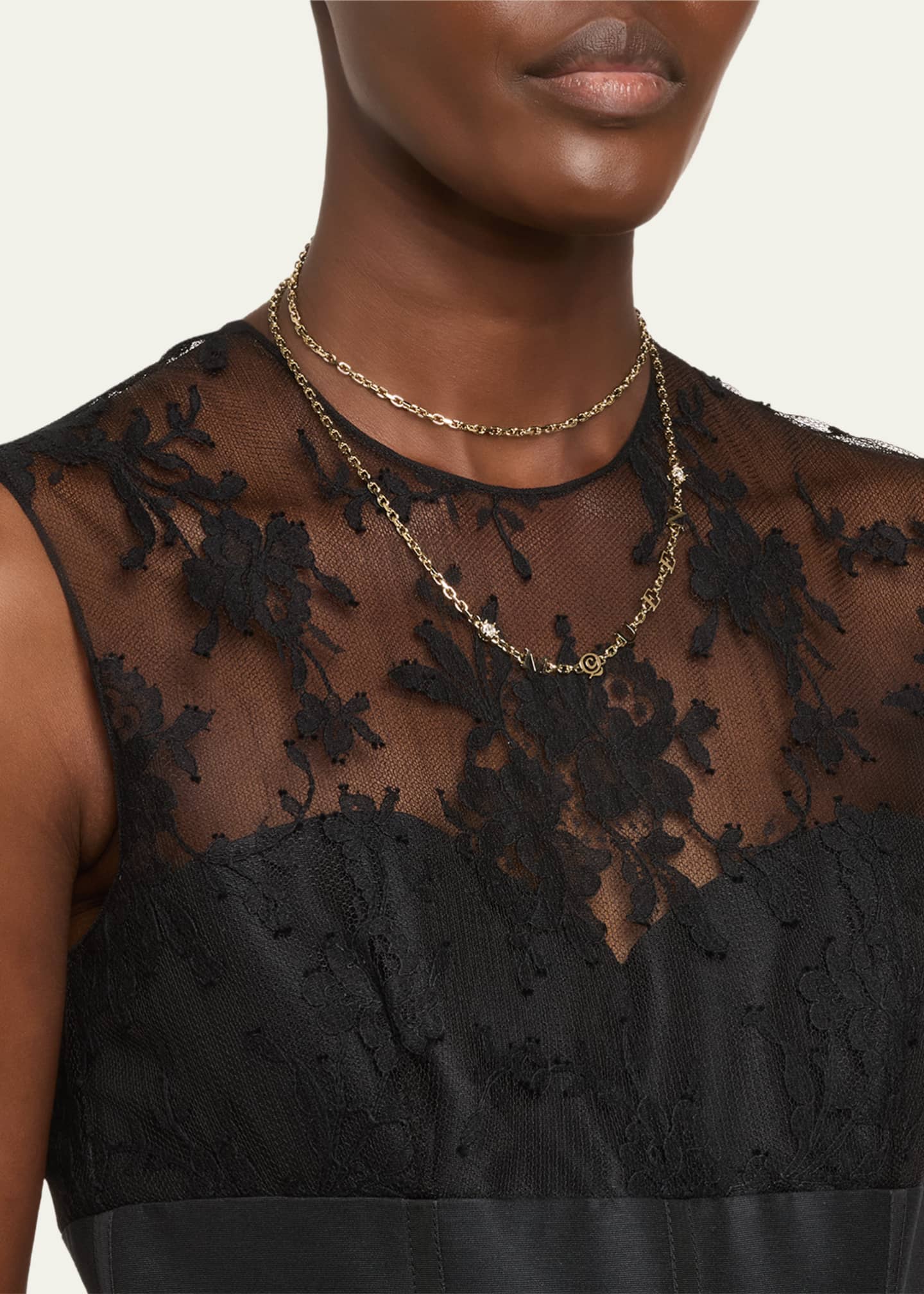 McQueen McQueen Logo Necklace Image 2 of 4
