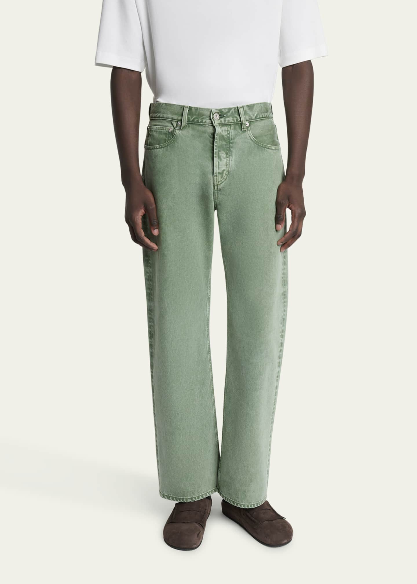 Jacquemus Men's Le De-Nimes Straight-Fit Jeans Image 4 of 5
