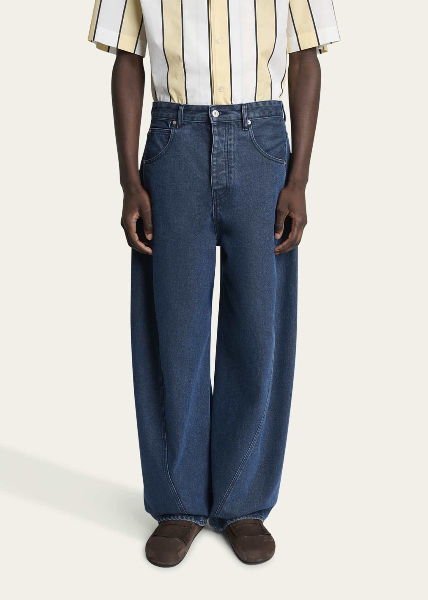 Jacquemus Men's La Chemise Molino Curved Jeans Image 4 of 5