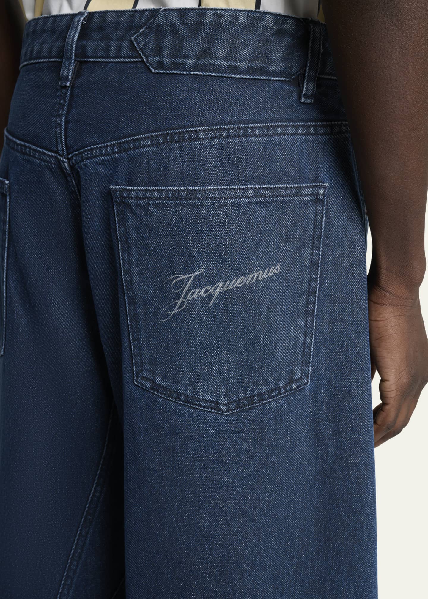 Jacquemus Men's La Chemise Molino Curved Jeans Image 5 of 5