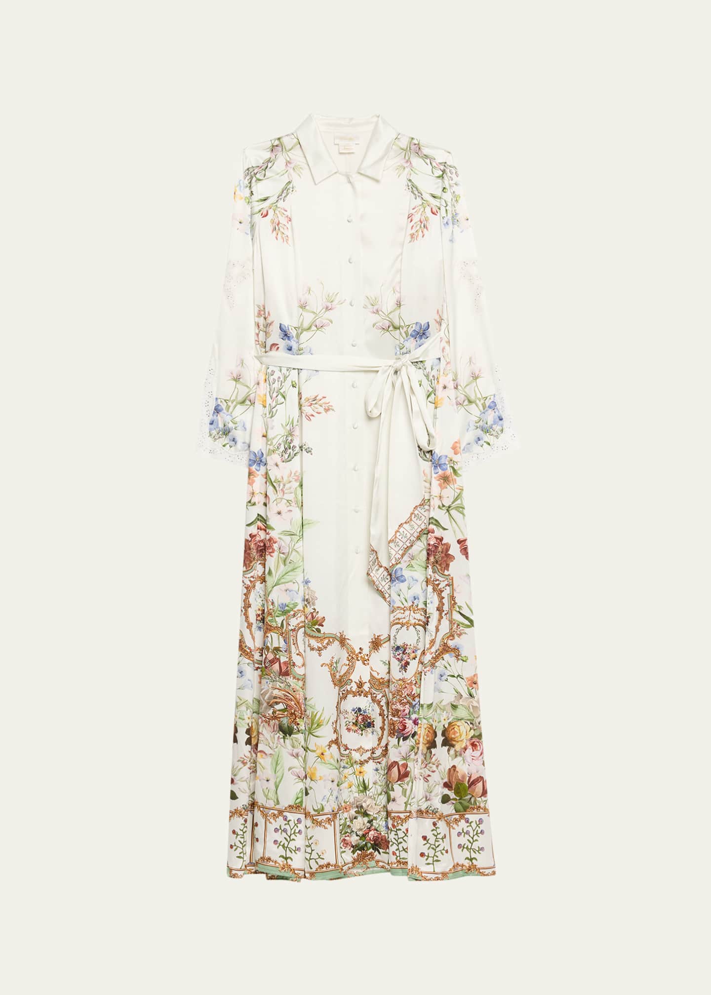 camilla shirt dress Camilla Dressing Room Drama Printed Trench Shirtdress, Women's, Medium, Casual & Work Dresses Shirtdresses Button-Down Shirt Dresses