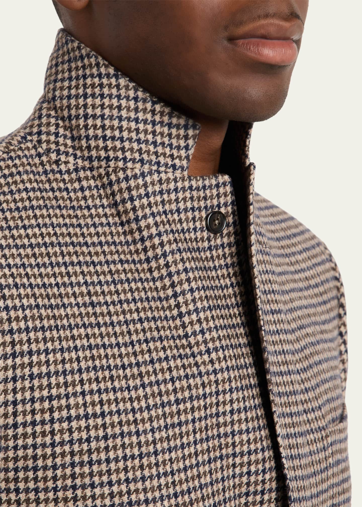 Officine Generale Men's Arthur Houndstooth Single-Breasted Sport Coat Image 7 of 8