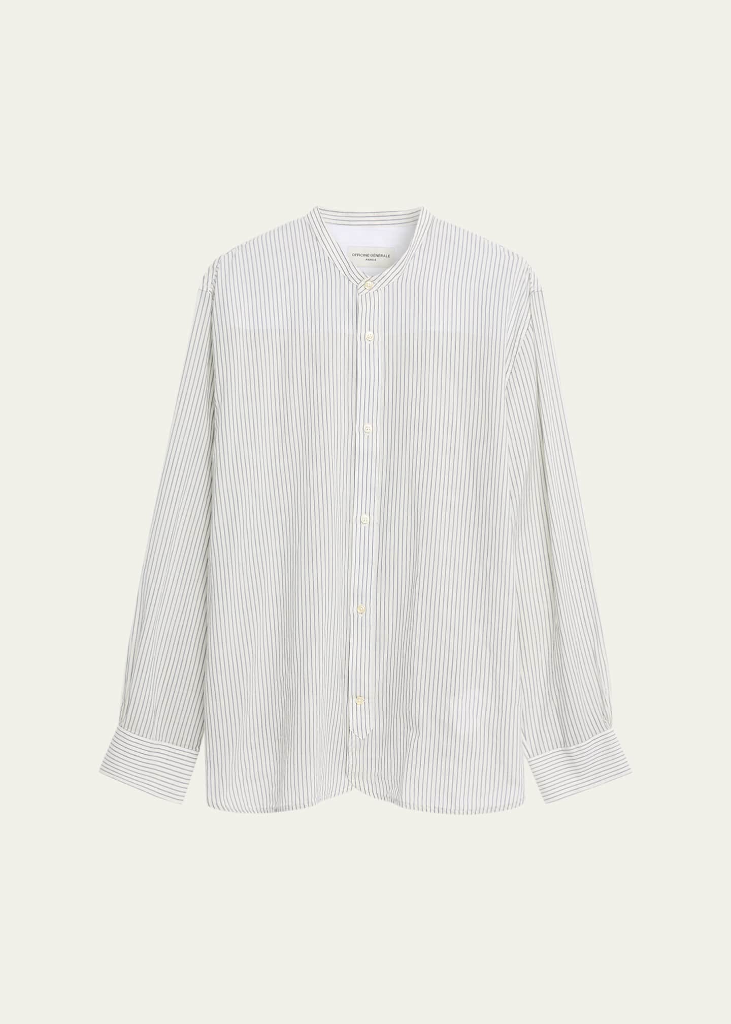 【cale カル】COTTON STRIPE B/D SHIRT Cale 140/2 BROAD BD STRIP SHIRT – Mo