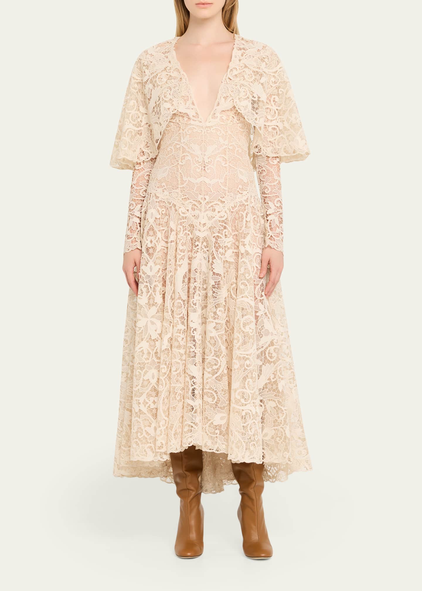 Memento Long-Sleeve Lace Dress