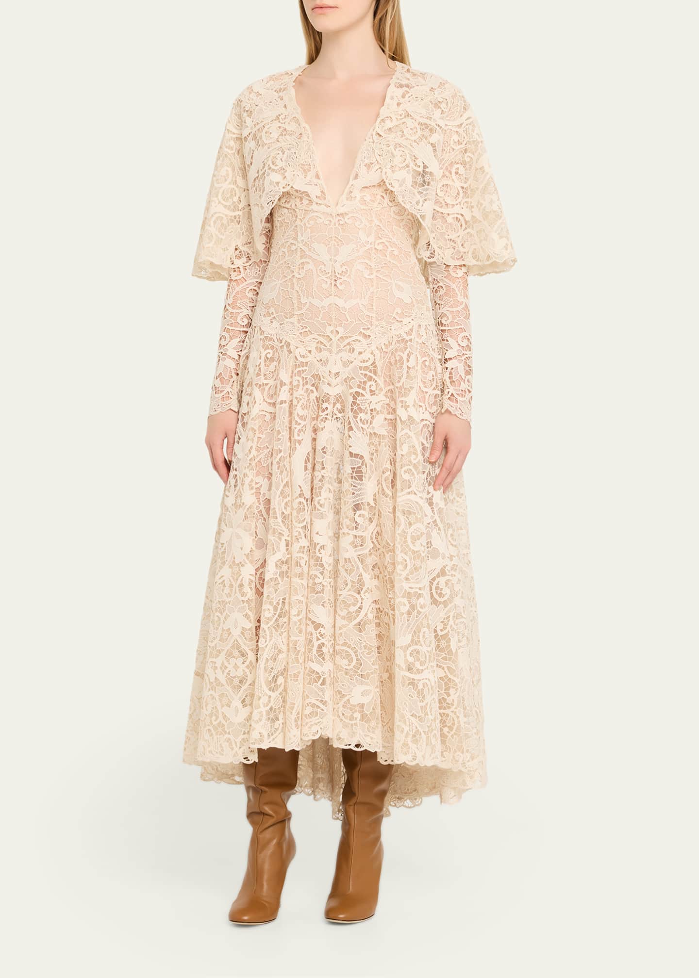 Memento Long-Sleeve Lace Dress