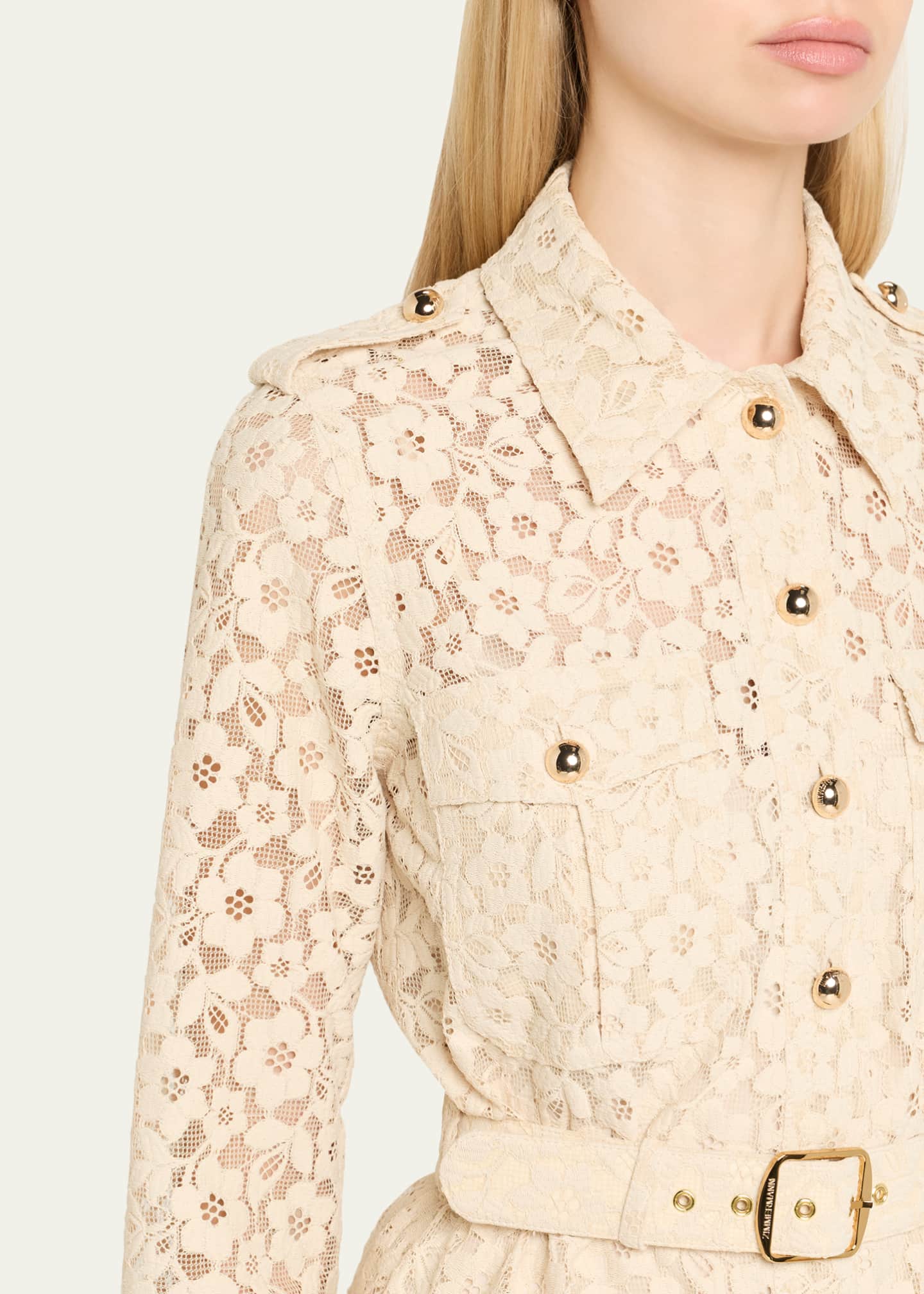 Zimmermann Lace Utility Shirtdress Image 5 of 5