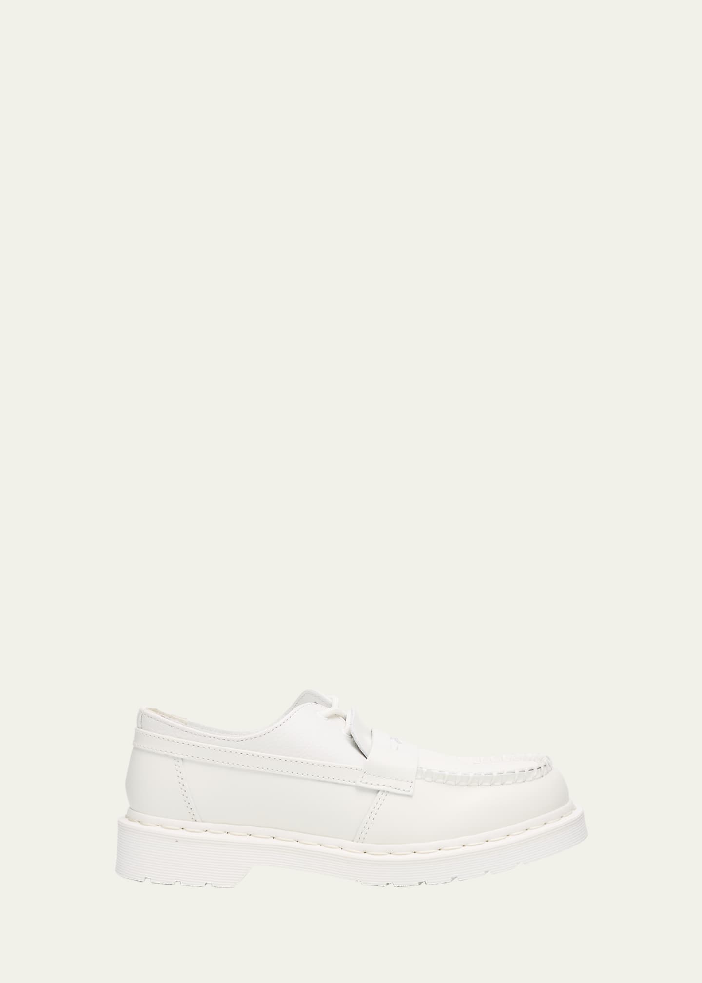 MM6 Maison Margiela x Dr. Martens Leather Moccasin Loafers Image 1 of 6