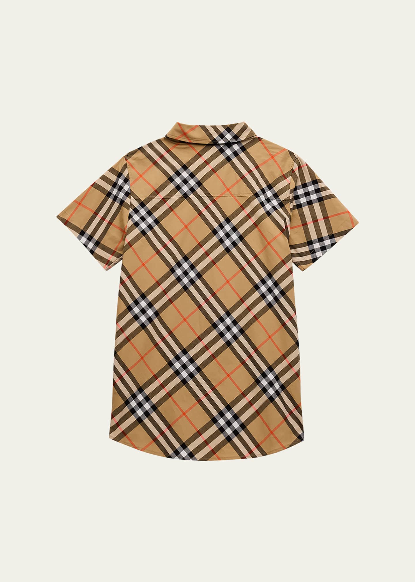 Burberry Boy's Owen Short-Sleeve Shirt, Size 3-14 - Bergdorf Goodman