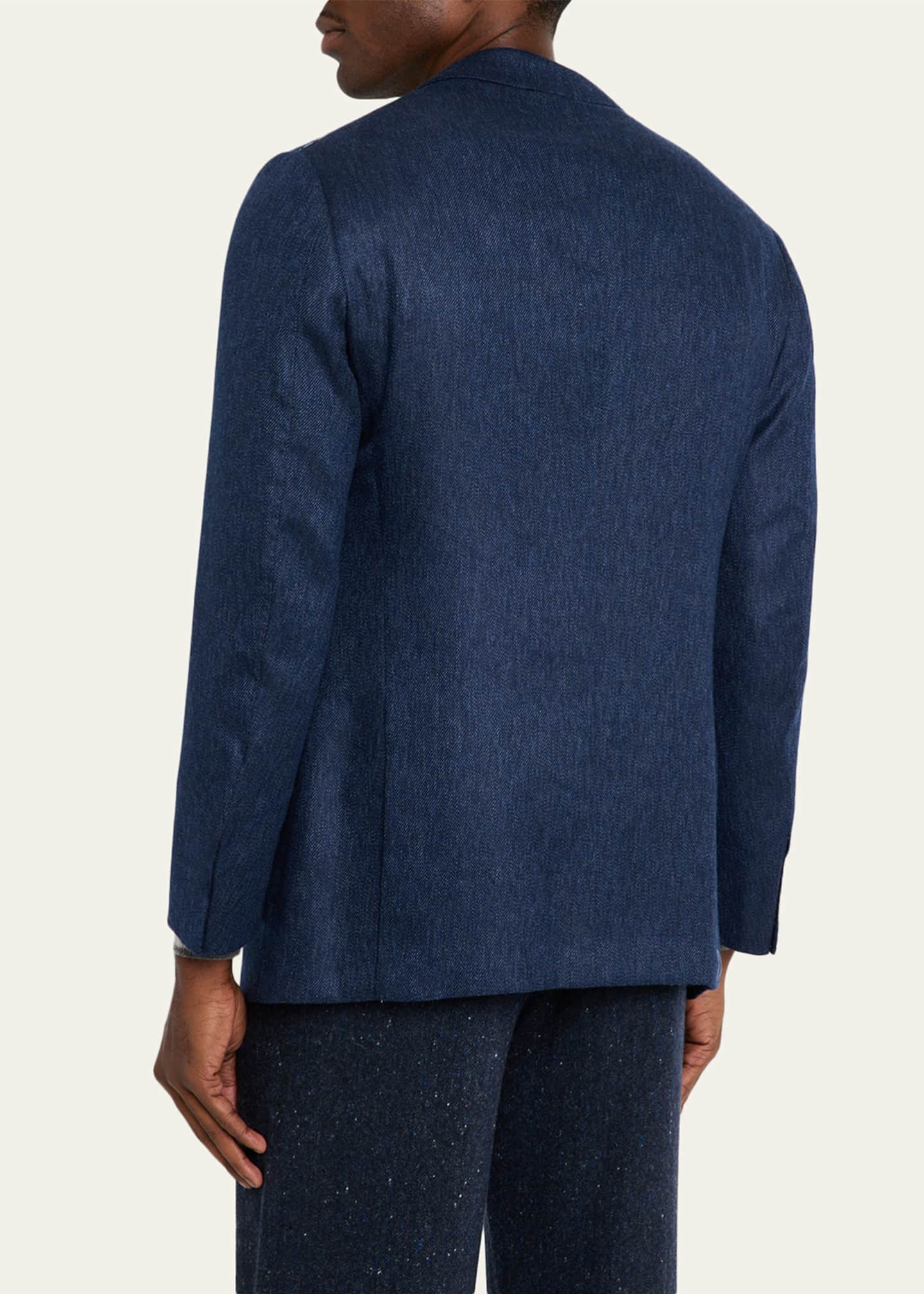 Cesare Attolini Men's Textured Cashmere Jacket - Bergdorf Goodman